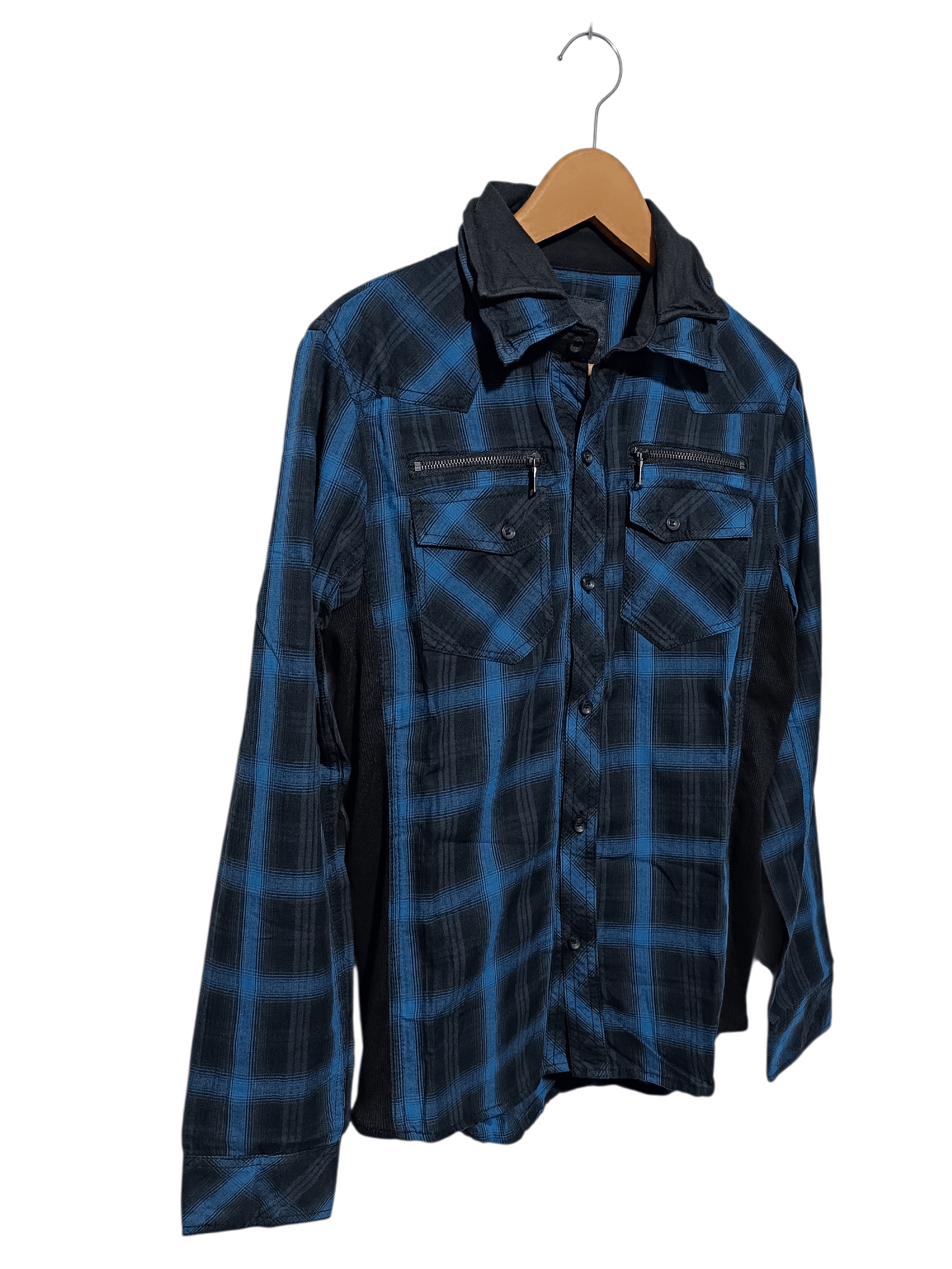 In The Attic In The Attic Check Blue Black Shirt Size US M / EU 48-50 / 2 - 4 Thumbnail