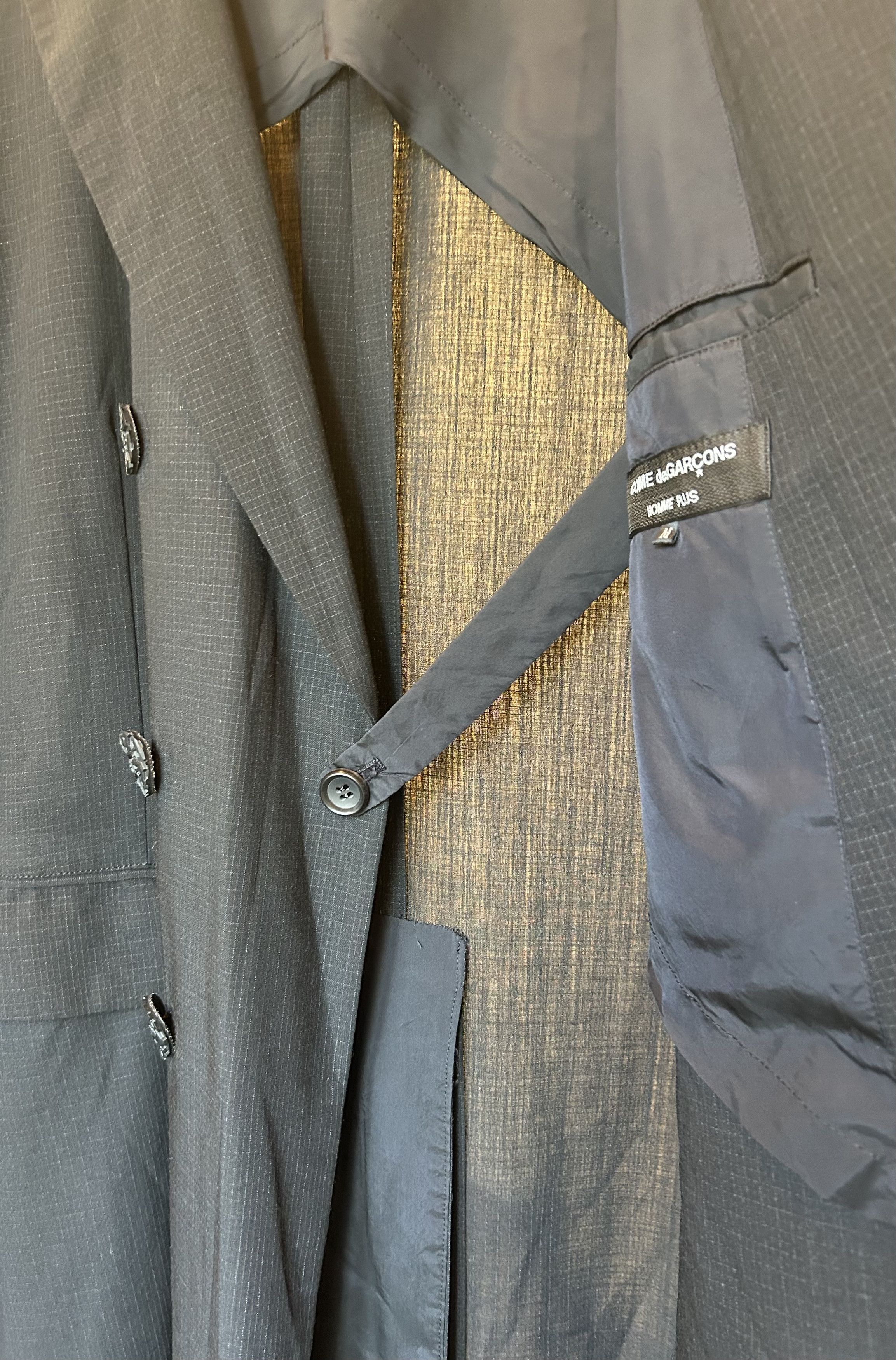 Comme des Garcons COMME des GARÇONS Homme Plus S/S 13 “Look 5” Long Coat Mens Size 40R - 2 Thumbnail