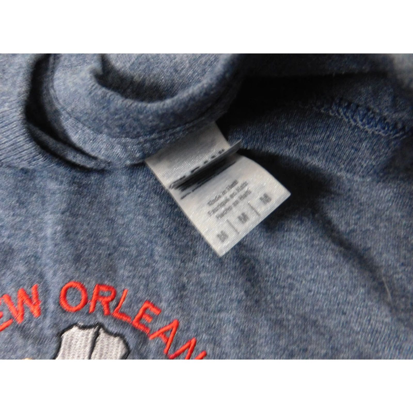 Gildan Gildan T-Shirt Shirt New orleans Mens Small Blue Bourbon Street Cotton Short Sleeve Crew Neck Logo Breathable Regular Men Size US S / EU 44-46 / 1 - 5 Thumbnail