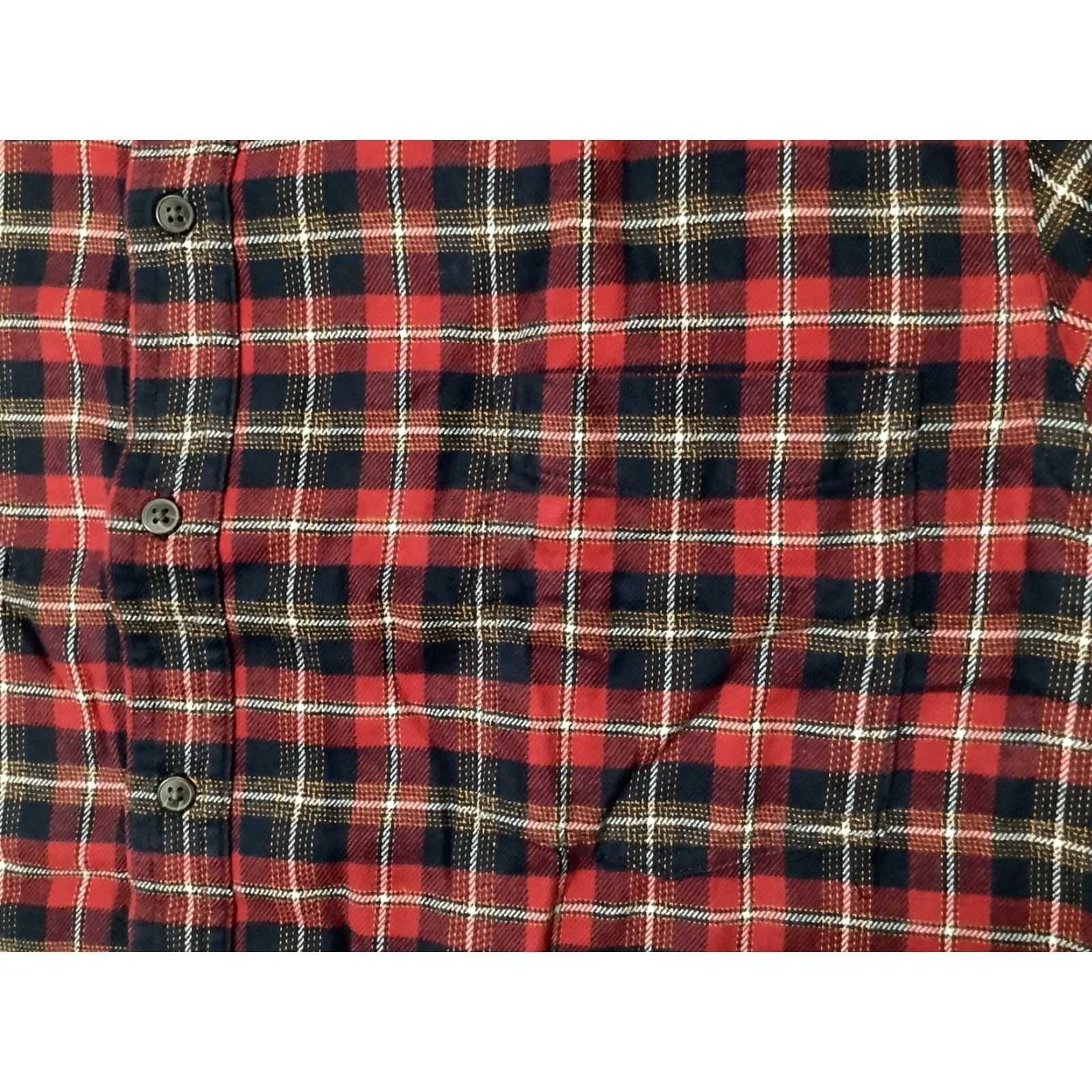 Essentials Amazon Essentials Shirt Mens 2XL Slim Red Plaid Flannel Long Sleeve Button Up Size US XXL / EU 58 / 5 - 6 Thumbnail