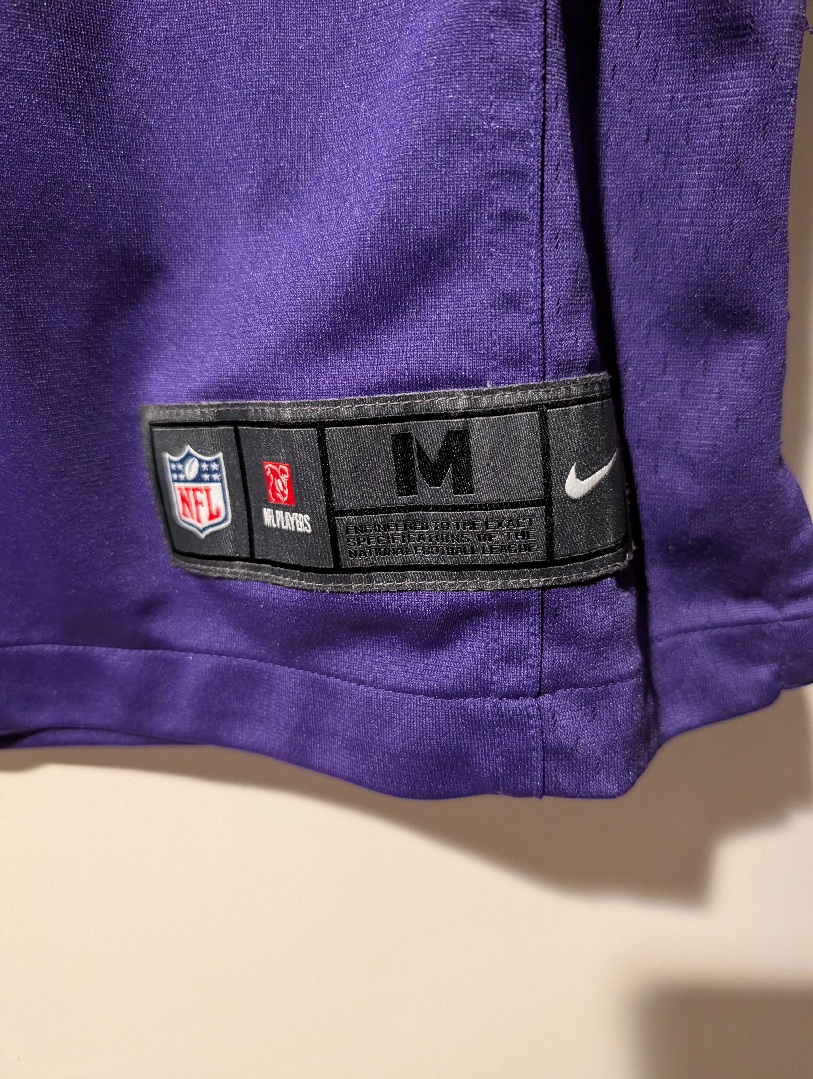 NFL Nike Christian Ponder Minnesota Vikings NFL Jersey Football Size US M / EU 48-50 / 2 - 4 Thumbnail