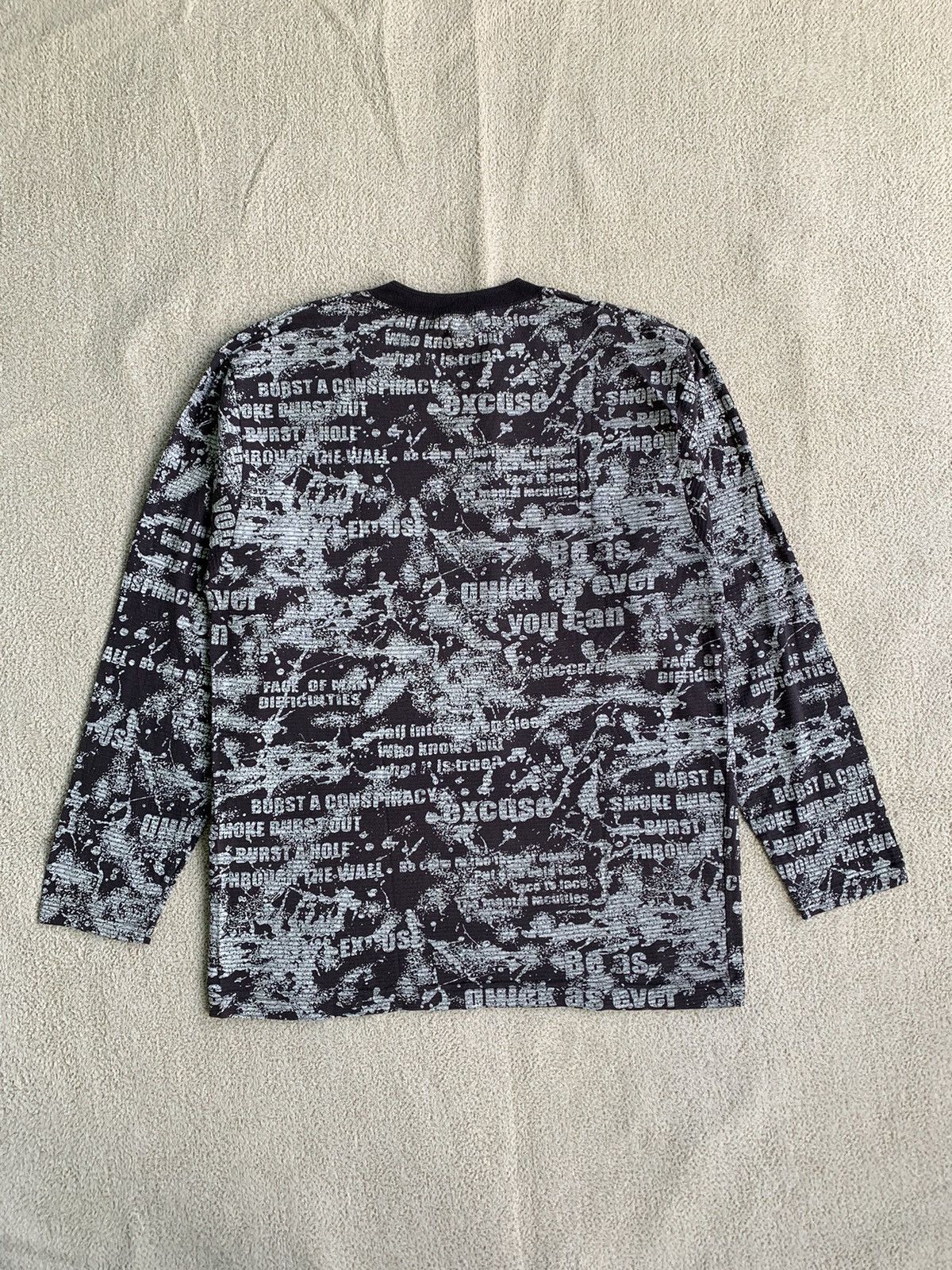 Japanese Brand Yeoman Poem Rock Longsleeve Tshirt Size US L / EU 52-54 / 3 - 2 Thumbnail
