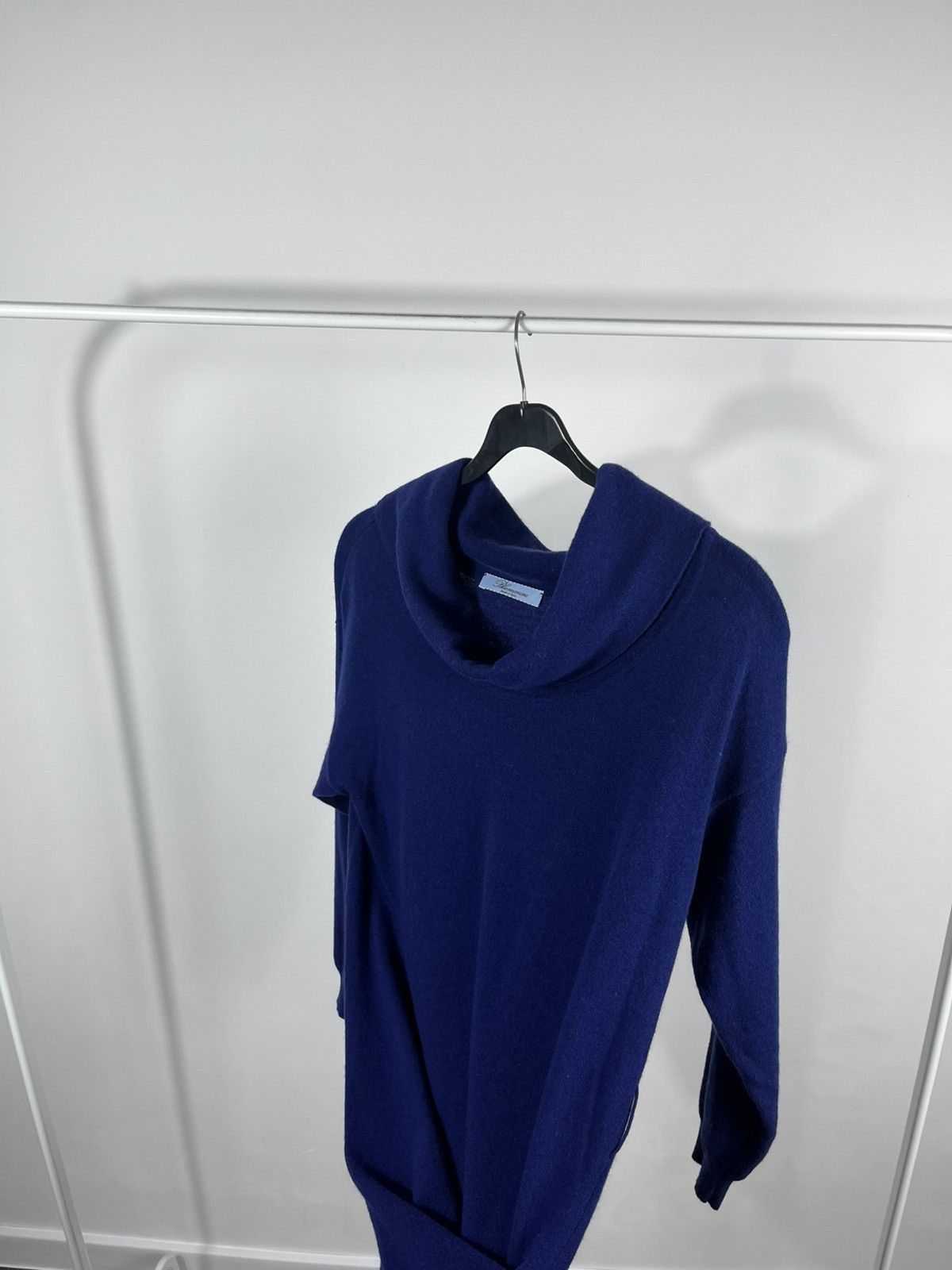 Blumarine Blumarine Blue Midi Dress Lace Hem Made in Italy Size M / US 6-8 / IT 42-44 - 12 Thumbnail