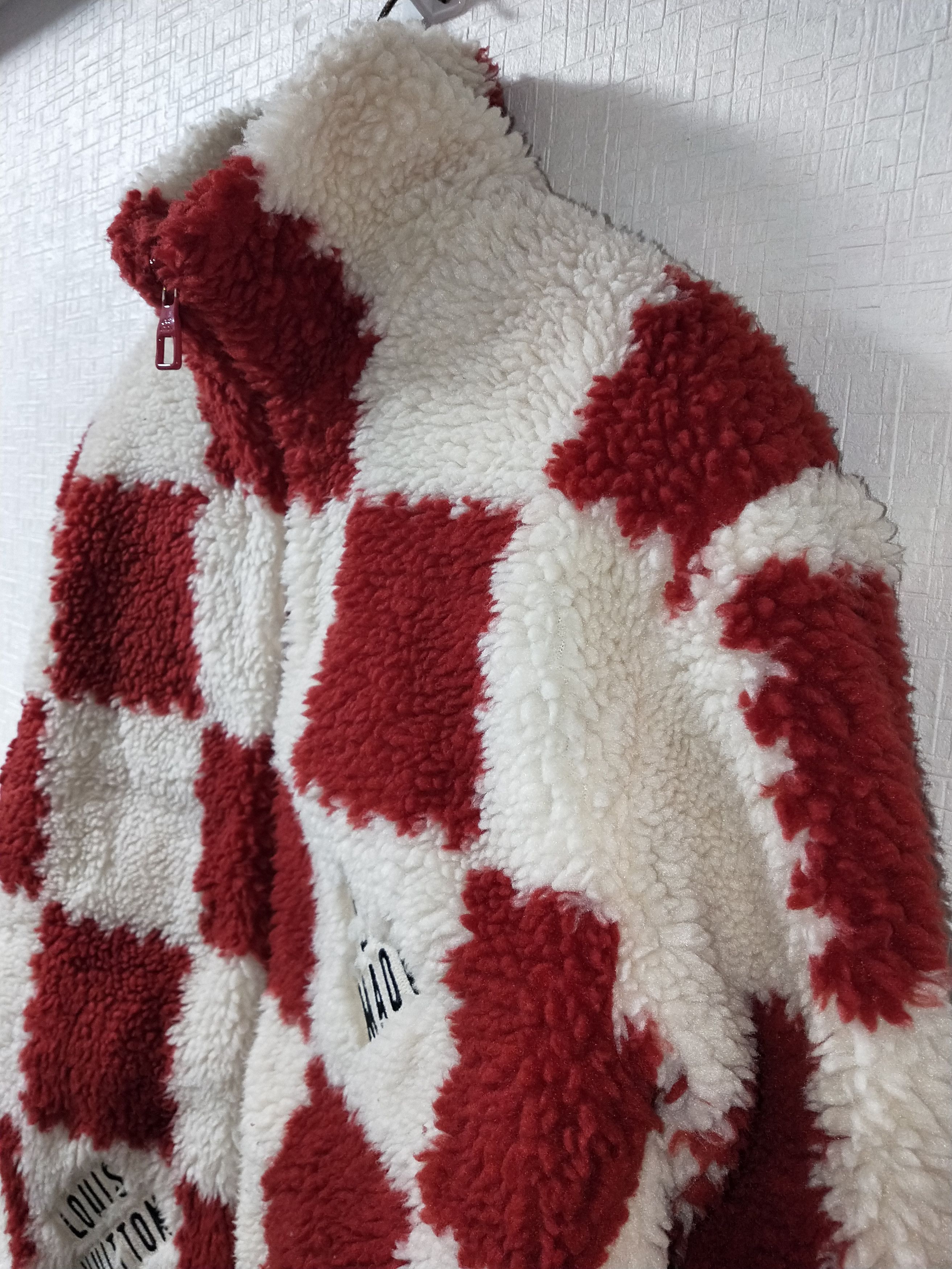 Louis Vuitton Jacquard Damier Fleece Jacket Size US M / EU 48-50 / 2 - 3 Thumbnail