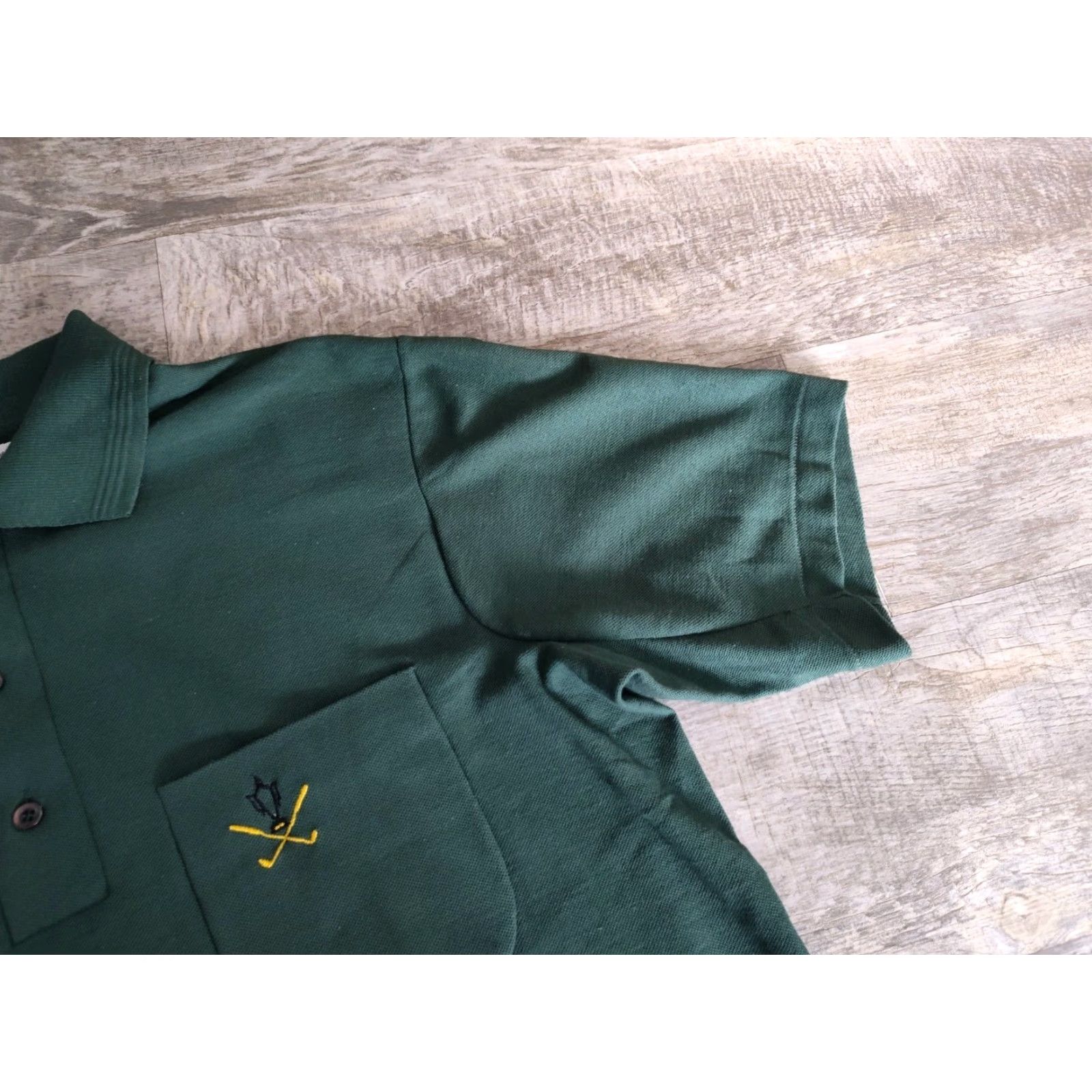 Vintage Vintage 60s BVD Pro Golf Wear National Open Polo Shirt Mens Large Masters Green Golf Size US L / EU 52-54 / 3 - 6 Thumbnail