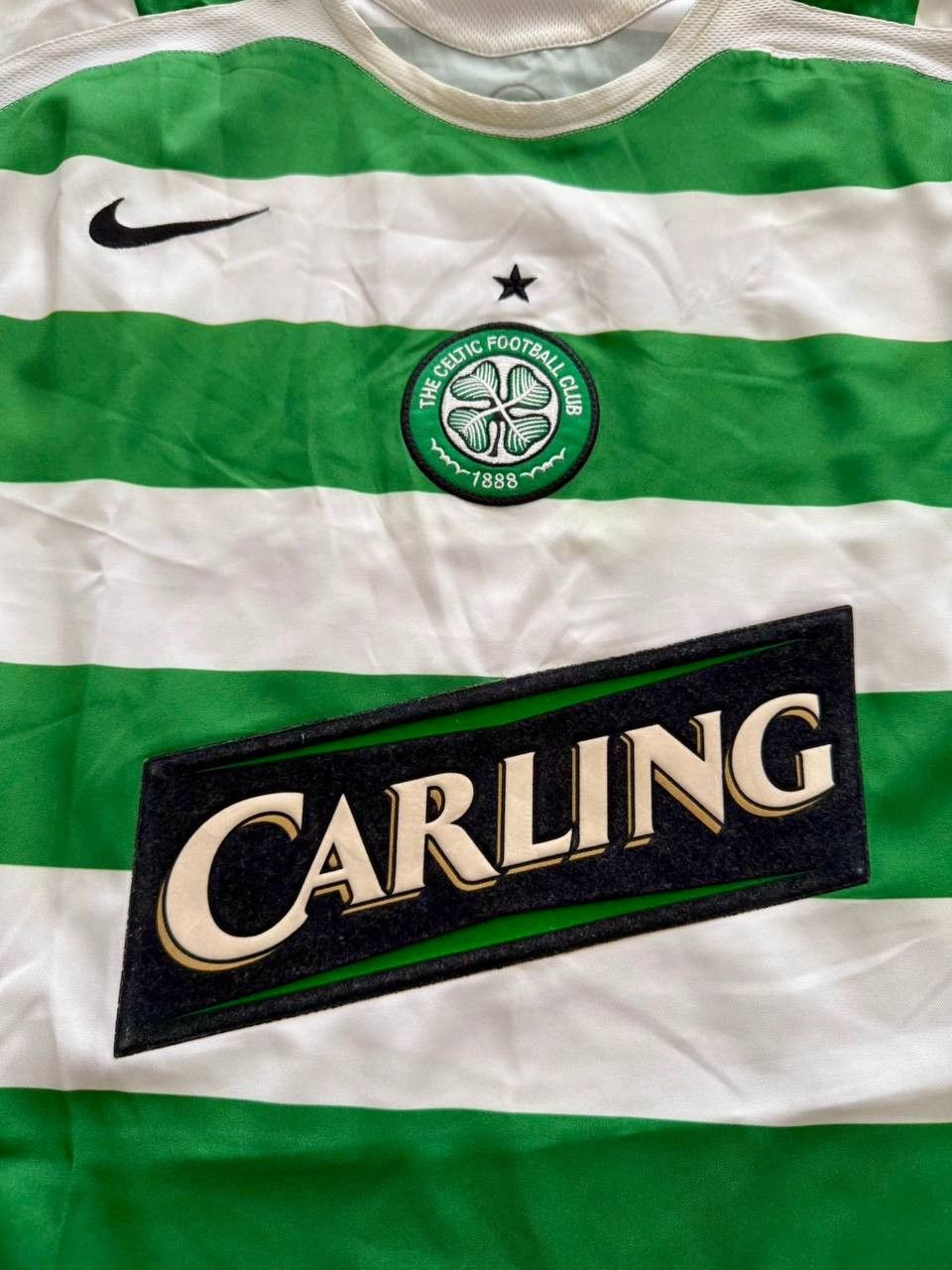 Nike Celtic FC 2005-06 Home Jersey Nike Carling Sponsor Size US XL / EU 56 / 4 - 3 Thumbnail