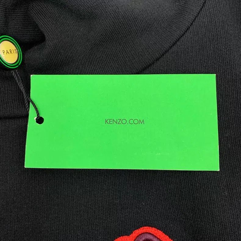 Kenzo Kenzo Black letter embroidery cotton drawstring long-sleev Size L / US 10 / IT 46 - 6 Thumbnail