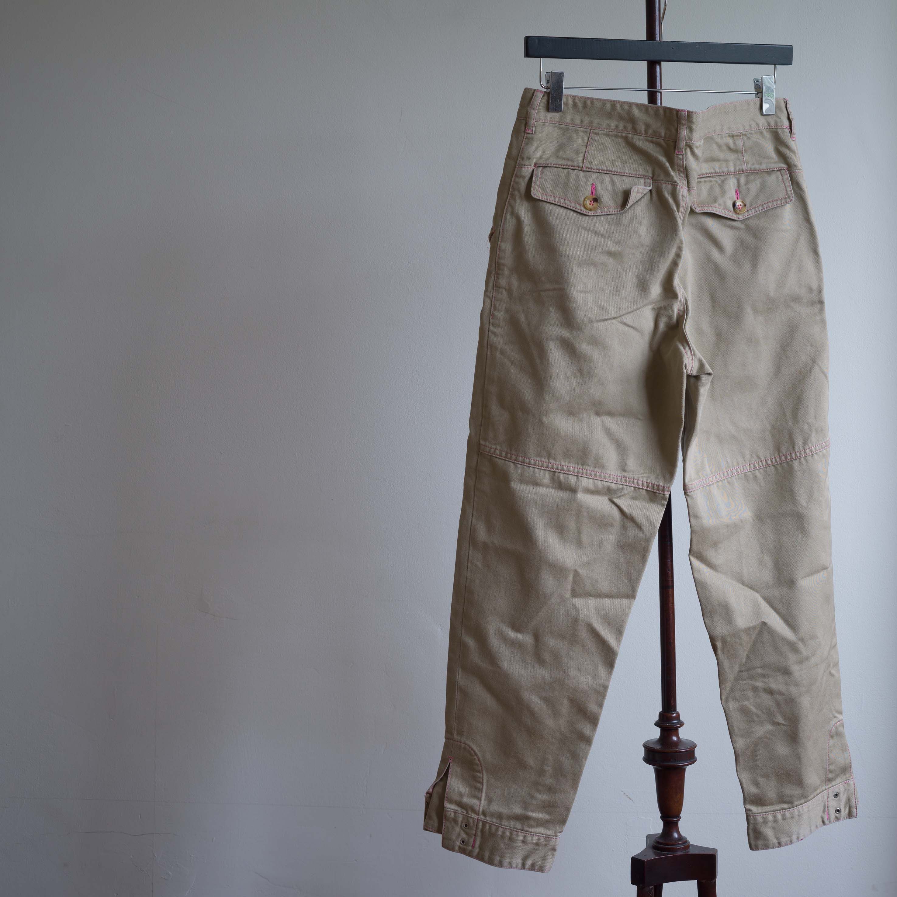 Comme des Garcons Homme Plus SS2005 COMME des GARÇONS HOMME PLUS TWILL TROUSERS Size US 30 / EU 46 - 4 Thumbnail