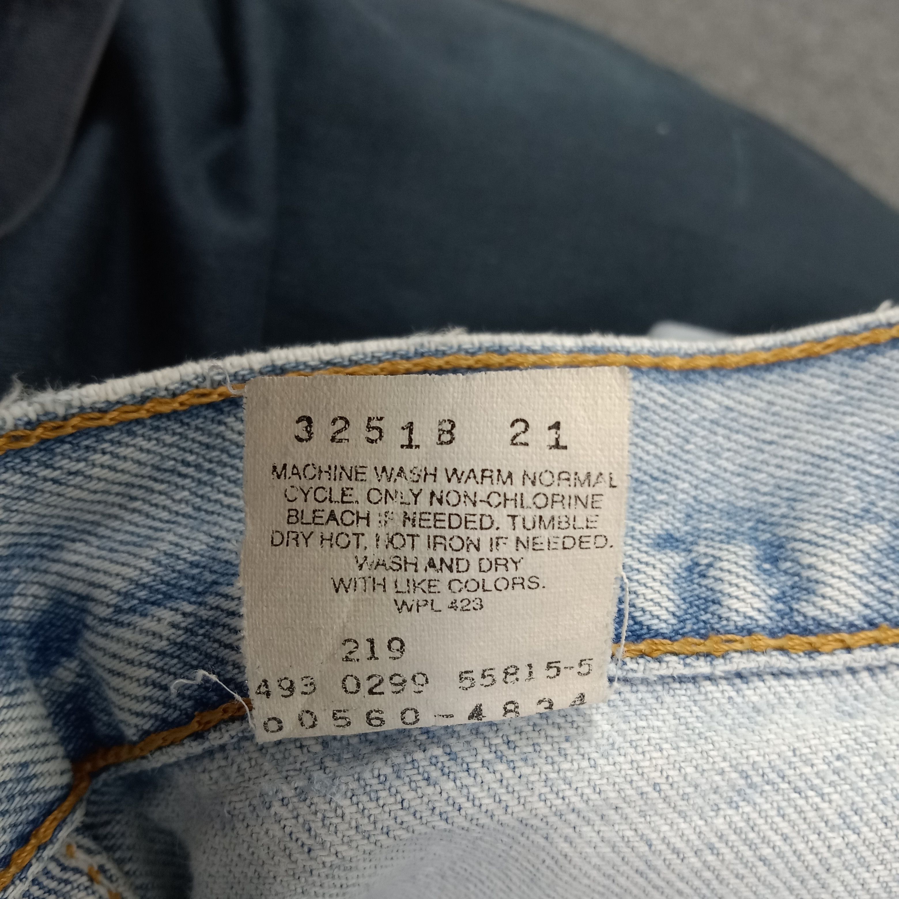 Levi's Levis 560 Red Tab Loose Fit Distressed Denim Jeans C265N10 Size US 33 - 15 Thumbnail