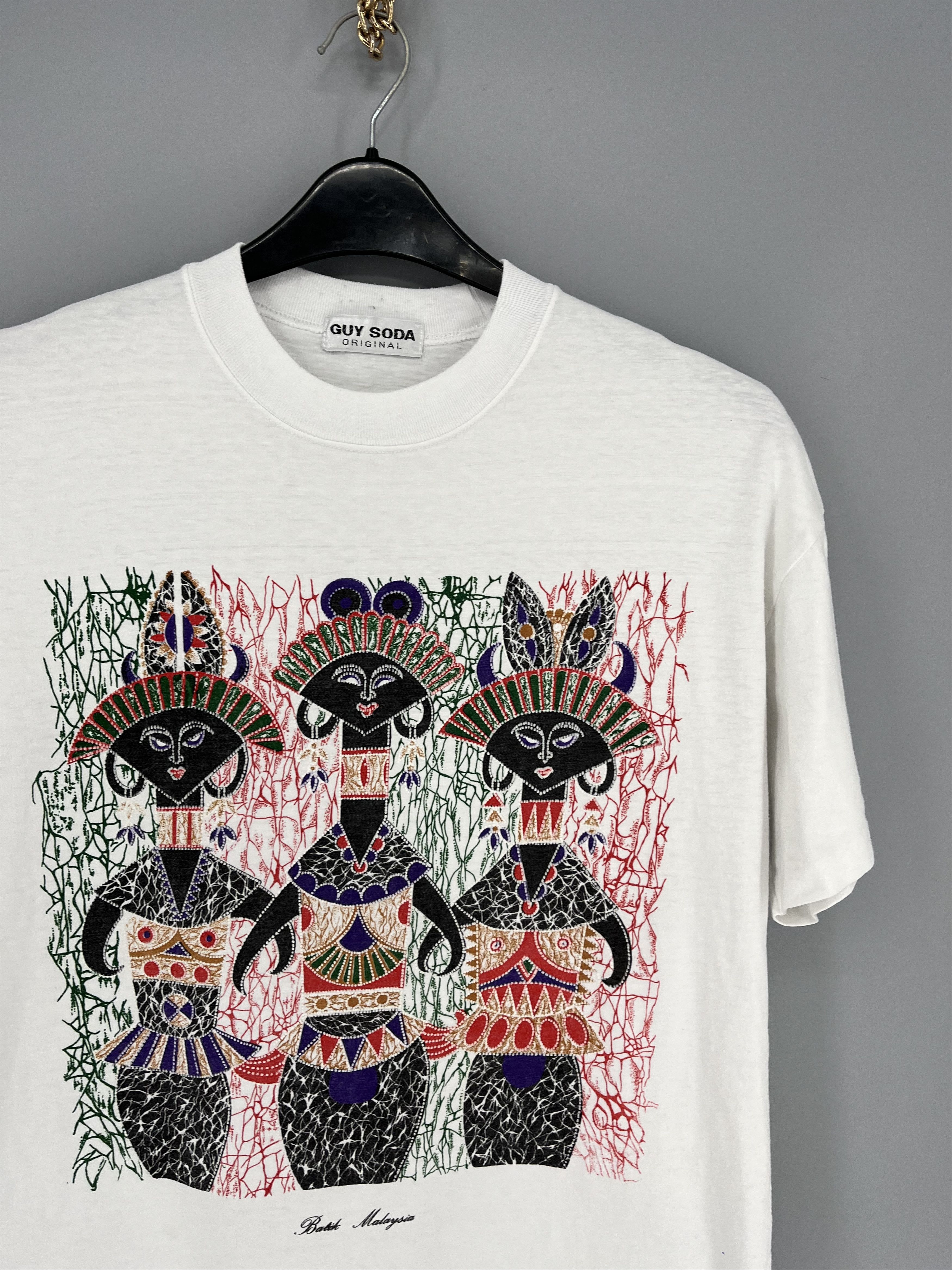 Japanese Brand Batik Malaysia Artistic Scenic Malaysia 90s Travel Tee Size US M / EU 48-50 / 2 - 5 Thumbnail