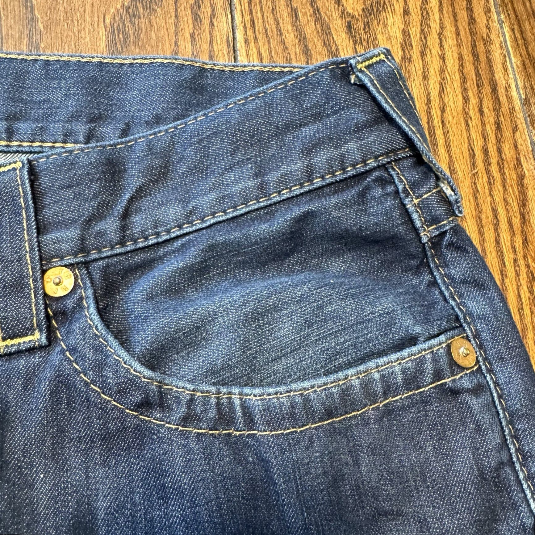 True Religion True Religion Jeans Men's Ricky Flap Pocket Relaxed Straight 36x33 Men’s Size US 36 / EU 52 - 4 Thumbnail