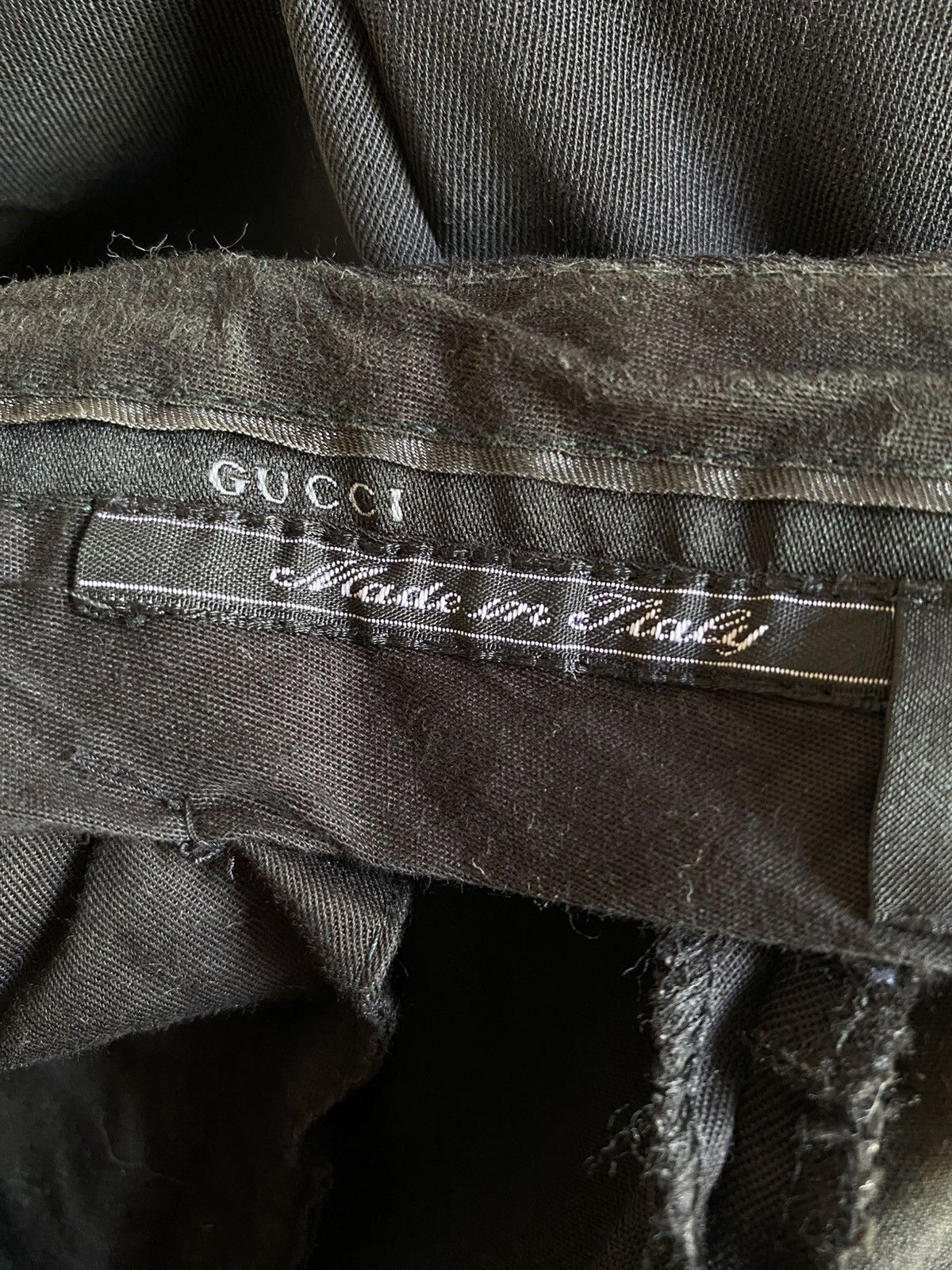 Gucci Gucci Black Tailored Straight-Leg Trousers Size US 38 / EU 54 - 10 Thumbnail