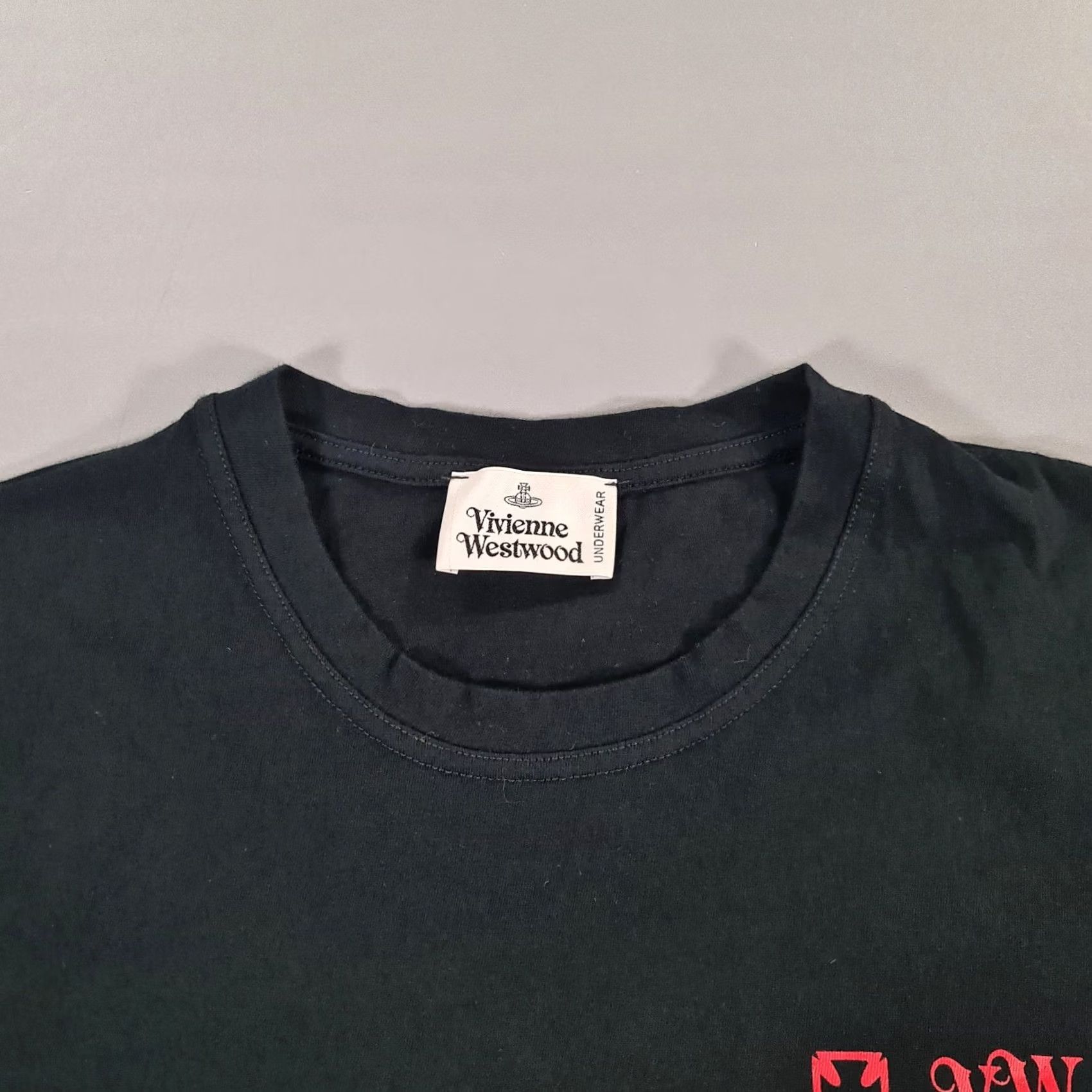 Vivienne Westwood Vivienne Westwood Mens T Shirt Black M Cotton Logo Tee Short Sleeves Size US M / EU 48-50 / 2 - 2 Thumbnail