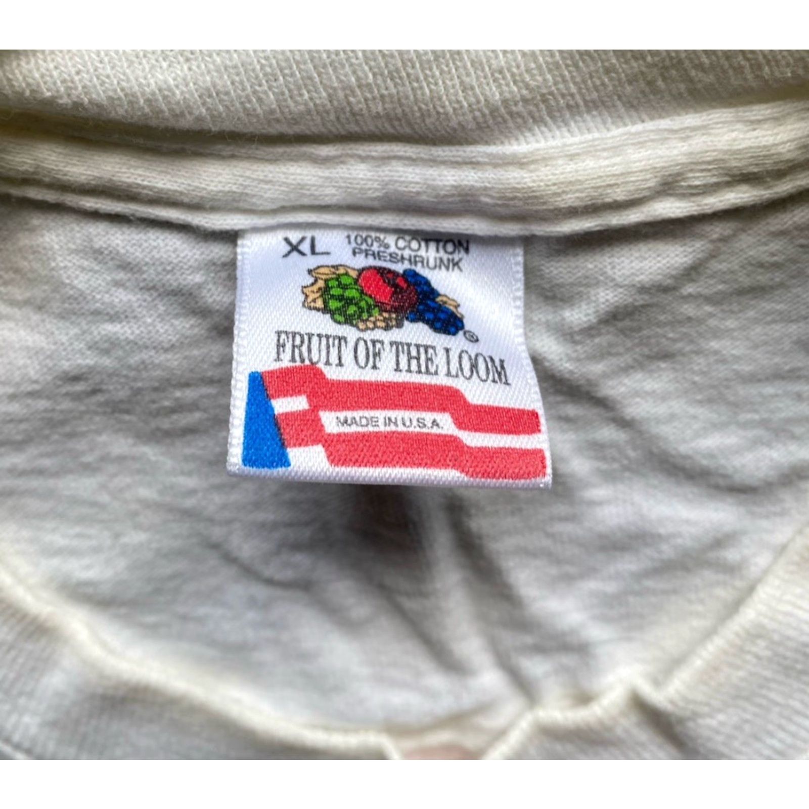 Fruit Of The Loom VINTAGE 1992 Wheels In Motion Racing Team Pepsi T-Shirt Men XL White Fruit of the Loom Shirt Short Sleeve 1990s Mens Size US XL / EU 56 / 4 - 3 Thumbnail