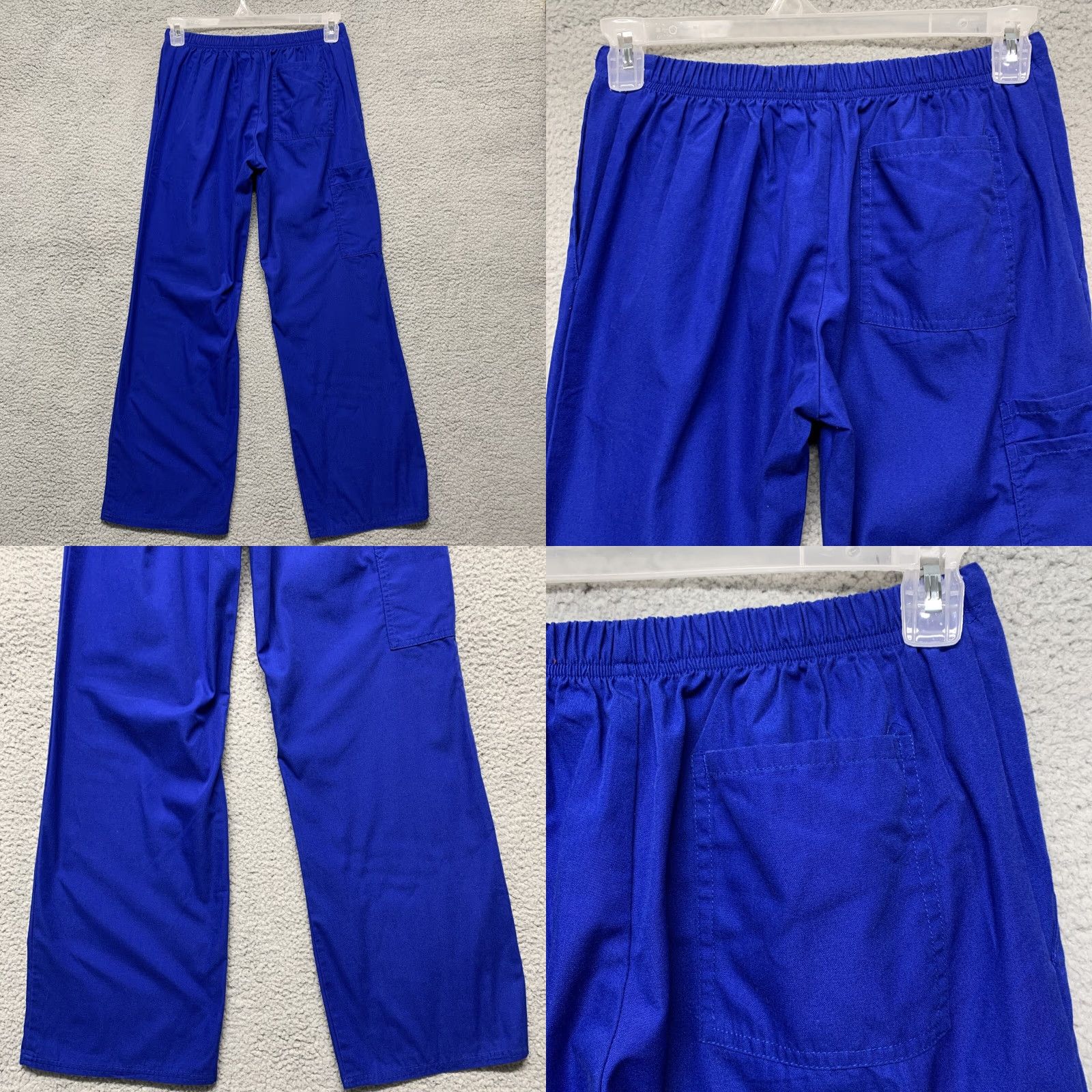 Vintage SB Scrubs Pant Unisex XS Navy Blue Drawstring Uniform Medical Doctor Nurses Aide Size US 27 - 8 Thumbnail