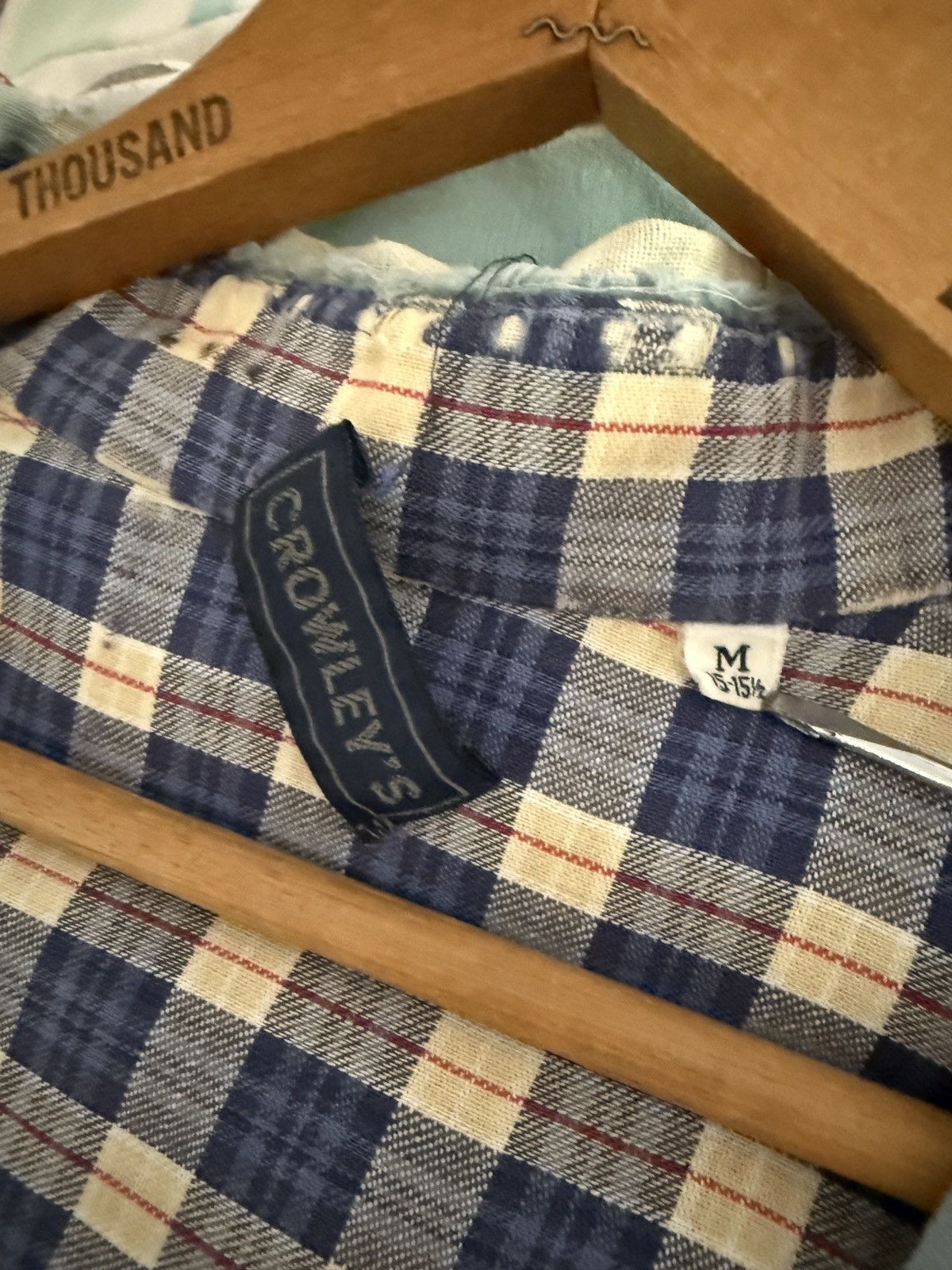Vintage Vintage 80s Crowley's Corduroy Button Up Shirt Size US M / EU 48-50 / 2 - 2 Thumbnail