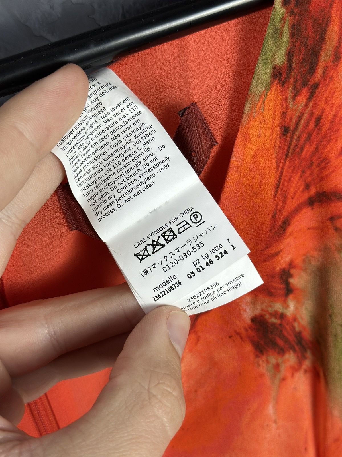Max Mara RRP800$ Women’s Max Mara Studio Silk Midi Dress Floral Print Size XL / US 12-14 / IT 48-50 - 13 Thumbnail
