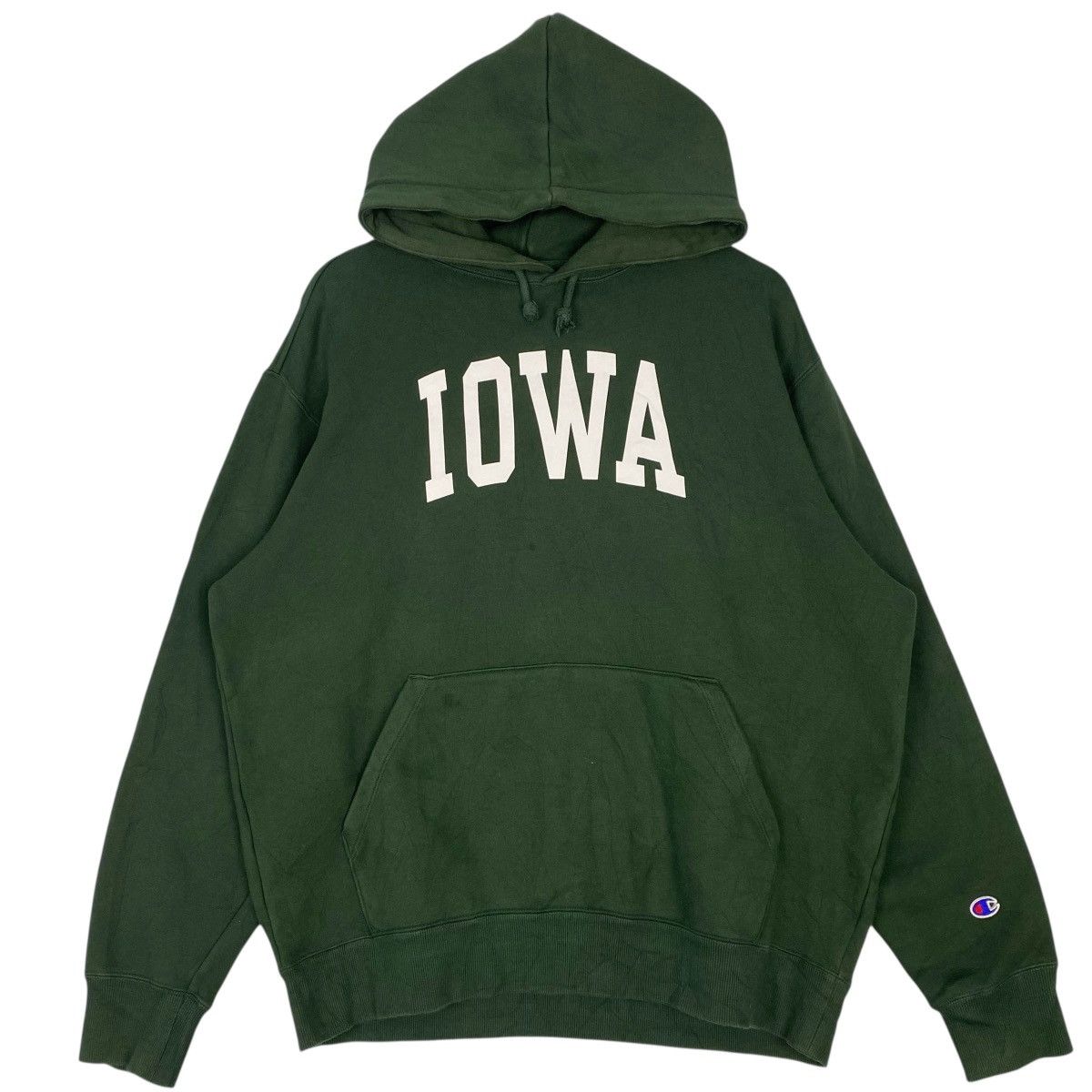 Other Vintage Champion American Big Logo Hoodie Sweater Green Sz L Size US L / EU 52-54 / 3 - 1 Thumbnail