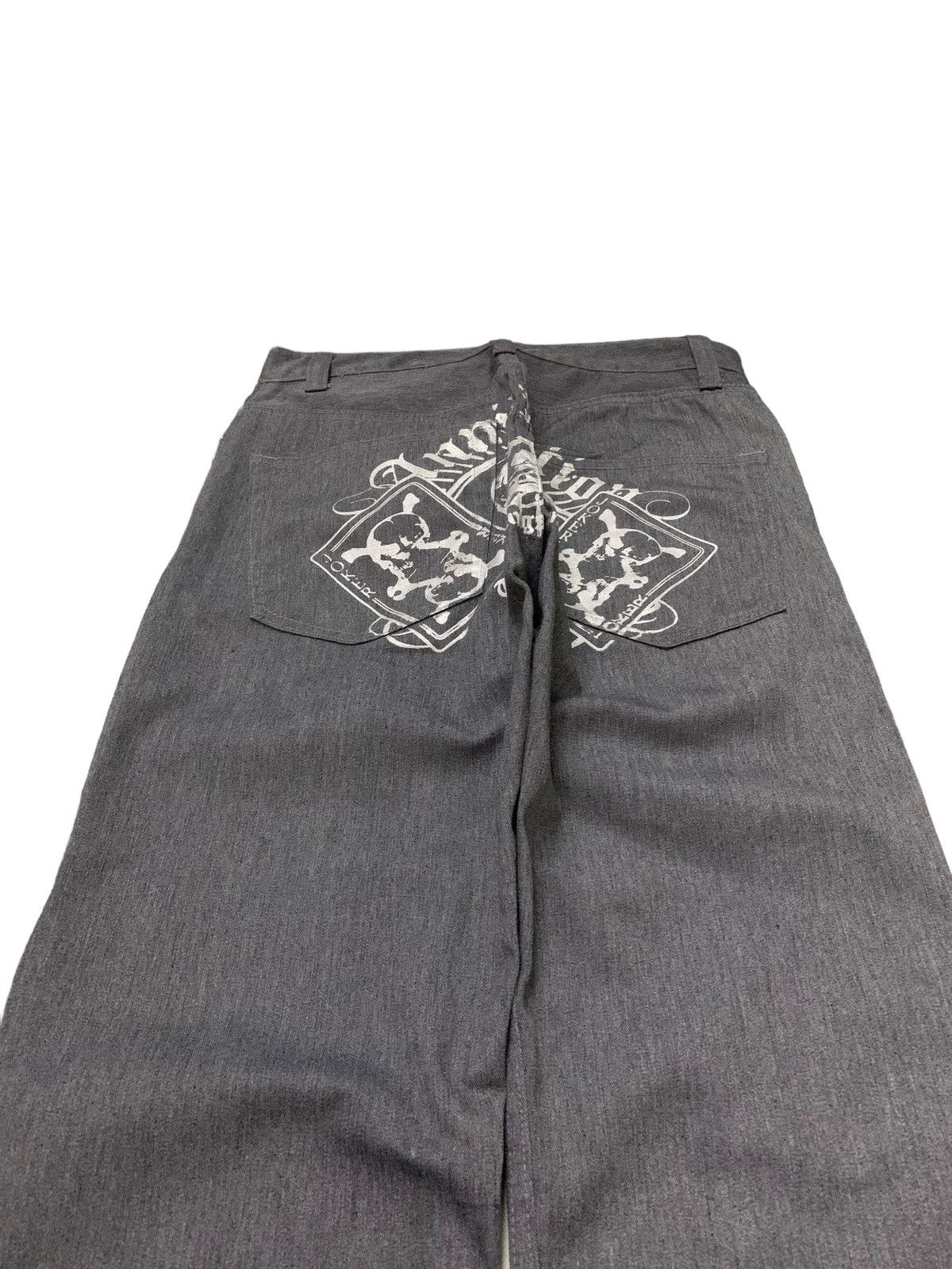14th Addiction × Hysteric Glamour × KMRii Jack Serika Japan Rockabilly Skull Crafted Pants Size US 30 / EU 46 - 6 Thumbnail