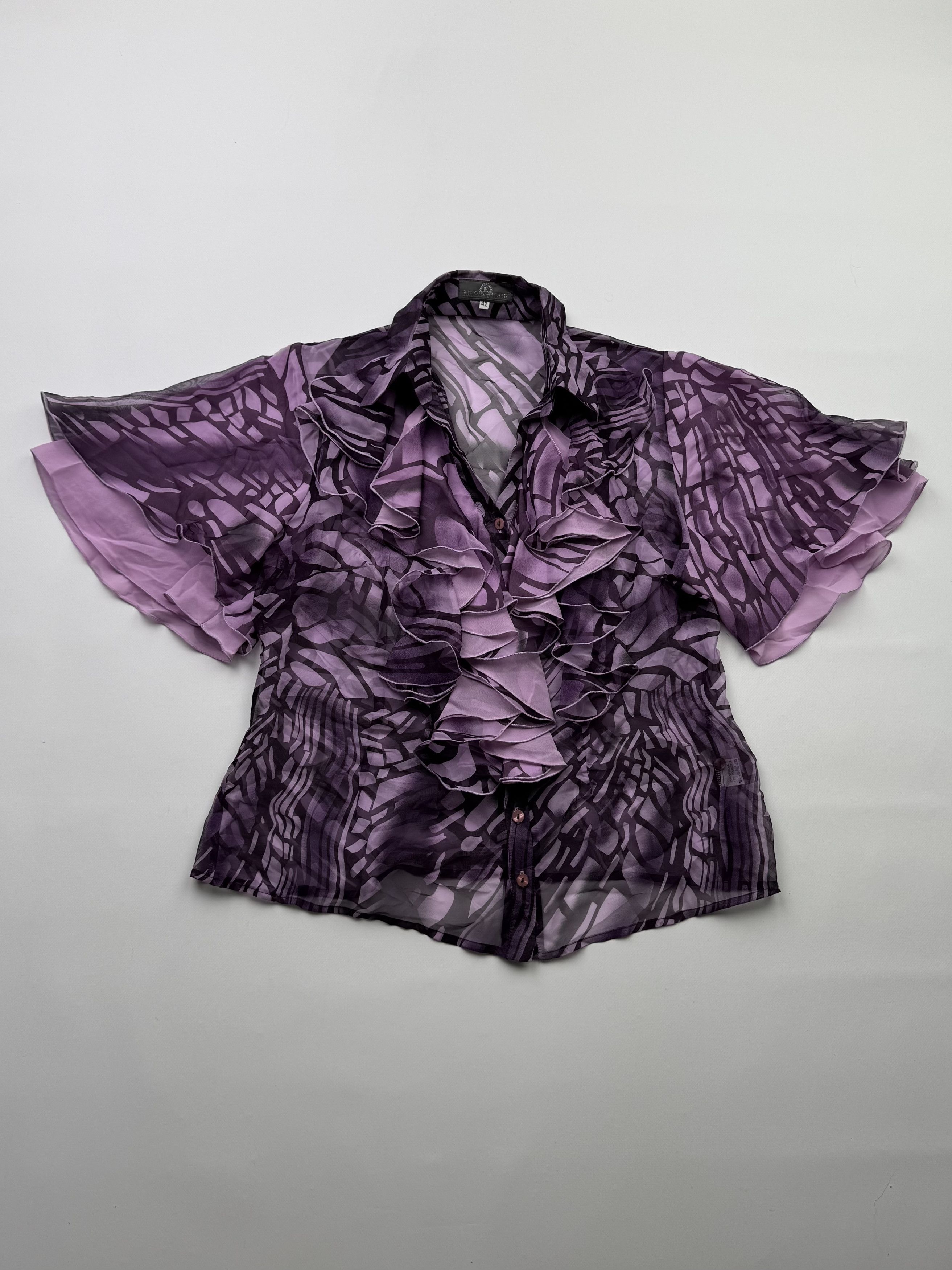 Japanese Brand Vintage Mesh Blouse B572(V324)E2 Size M / US 6-8 / IT 42-44 - 1 Thumbnail