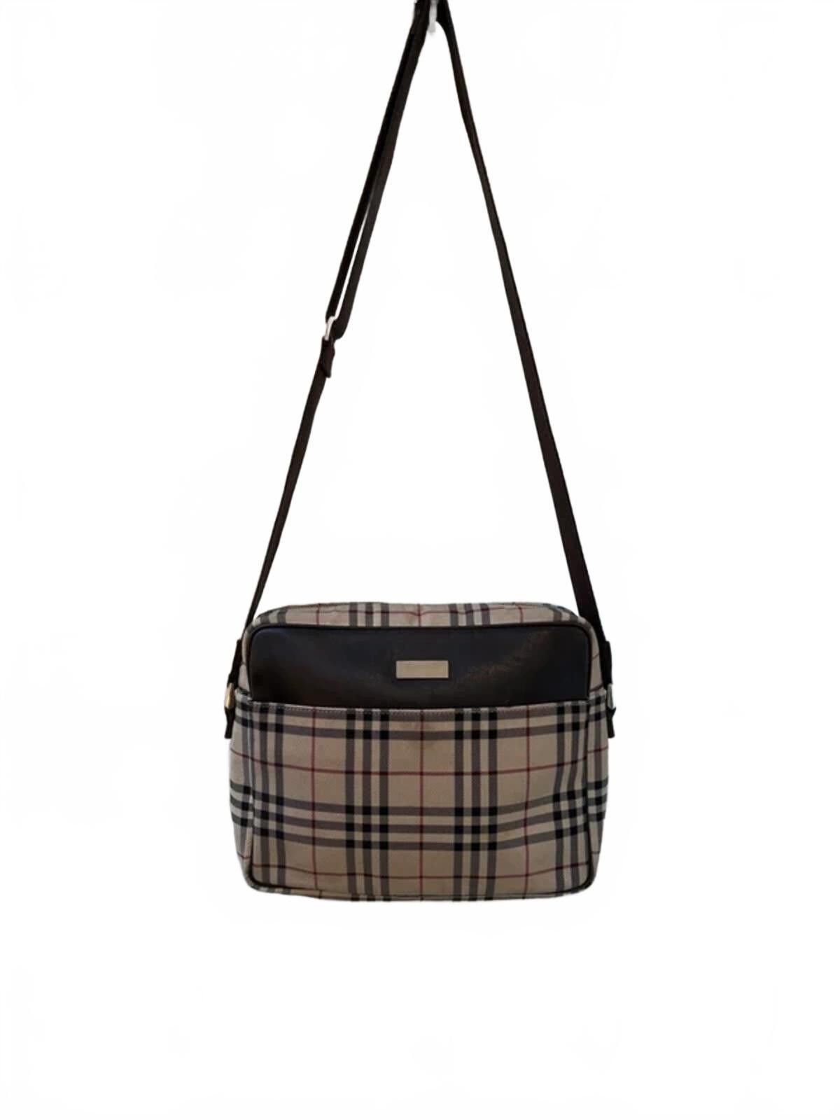 Burberry Burberry Check Horizontal Crossbody Messenger Bag Size ONE SIZE - 3 Thumbnail