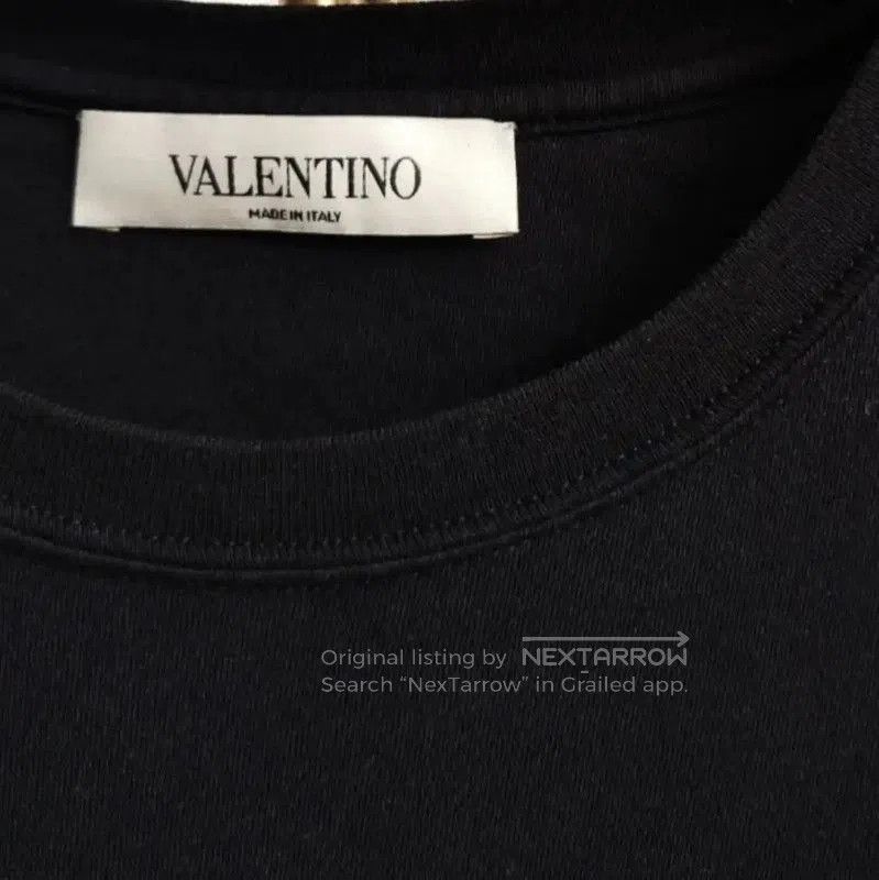 Valentino Valentino Black Cotton Print Short Sleeve T-shirt . Size M / US 6-8 / IT 42-44 - 5 Thumbnail