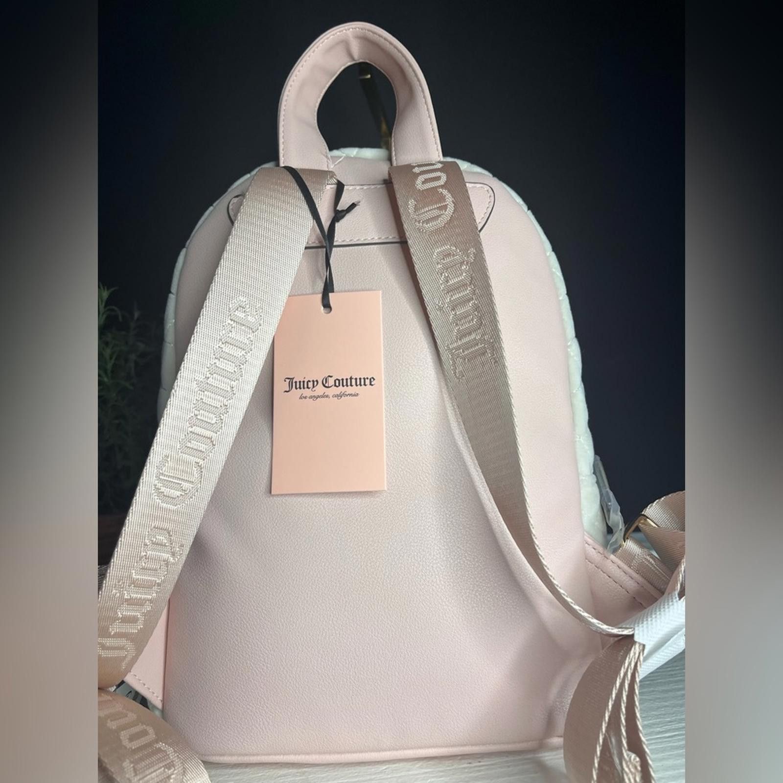 Juicy Couture Jeans Juicy Couture Royal Moment Medium Backpack Quilted W/ Charm Size ONE SIZE - 6 Thumbnail