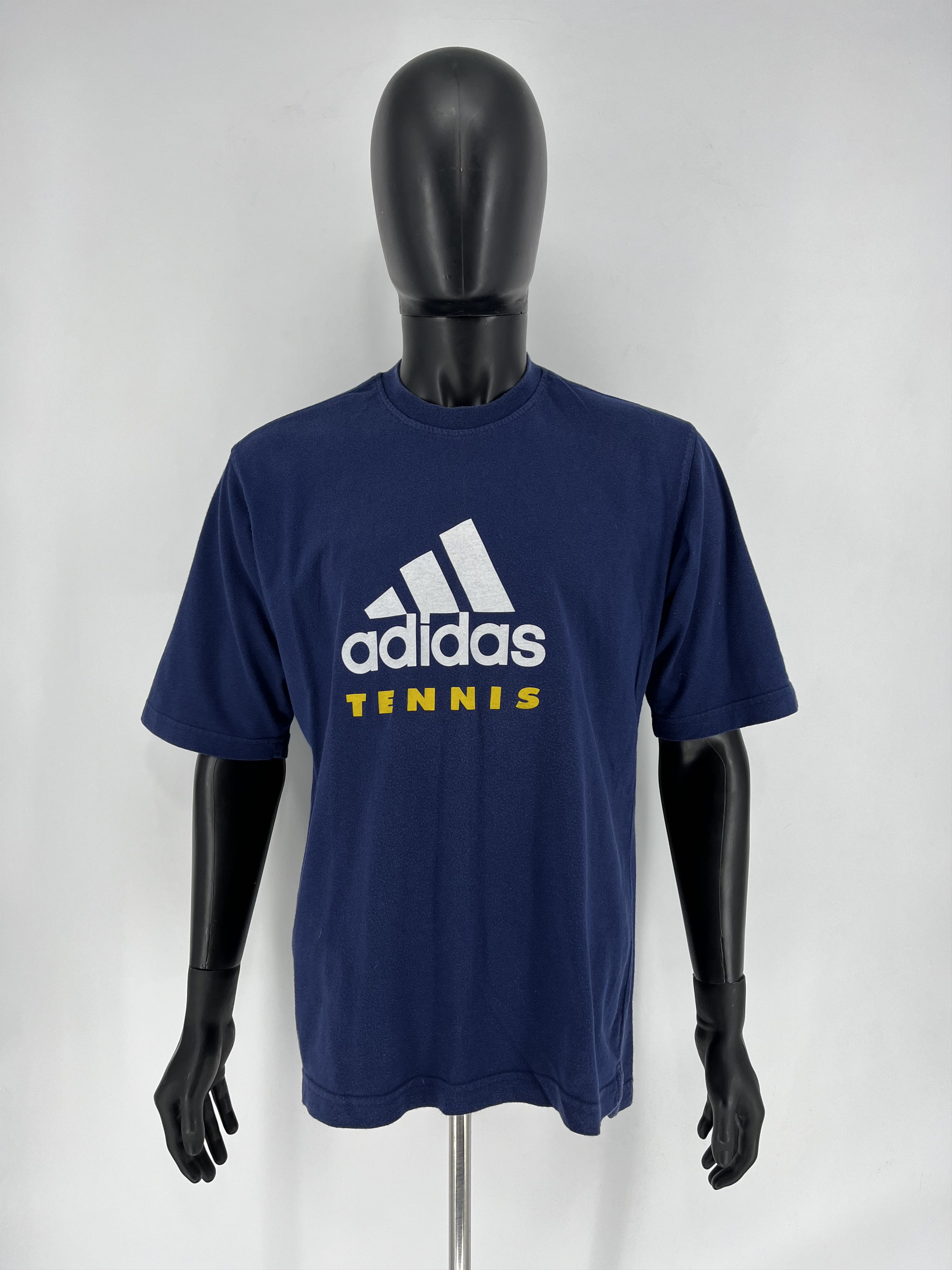 Adidas Vintage y2k 90s Adidas Tennis Tee Streetwear Hype Size US M / EU 48-50 / 2 - 3 Thumbnail