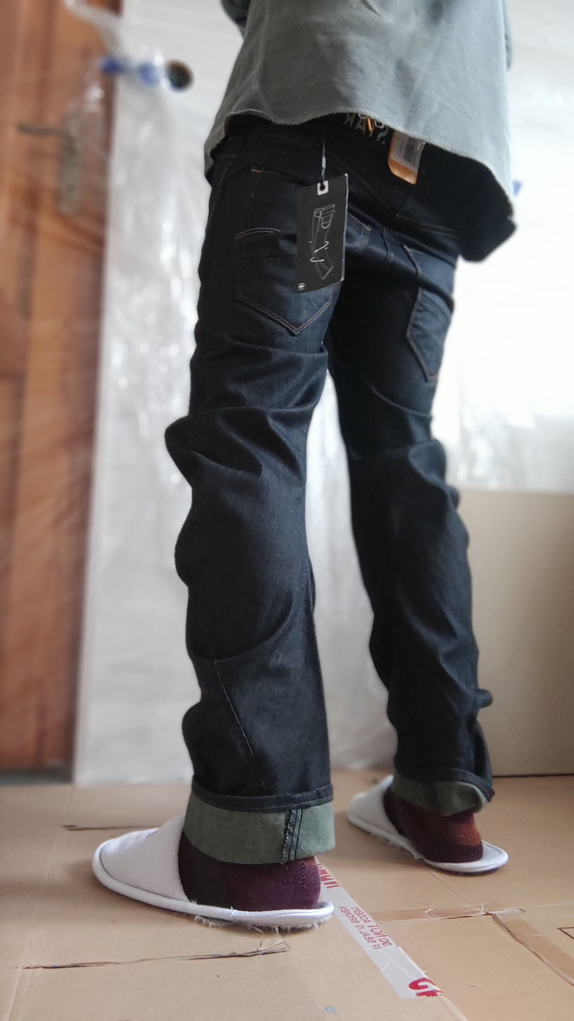 G-Star Stacked J-Arc Pants Selvedge Spiral Raw Denim G-STAR 3301 Size US 26 / EU 42 - 7 Thumbnail