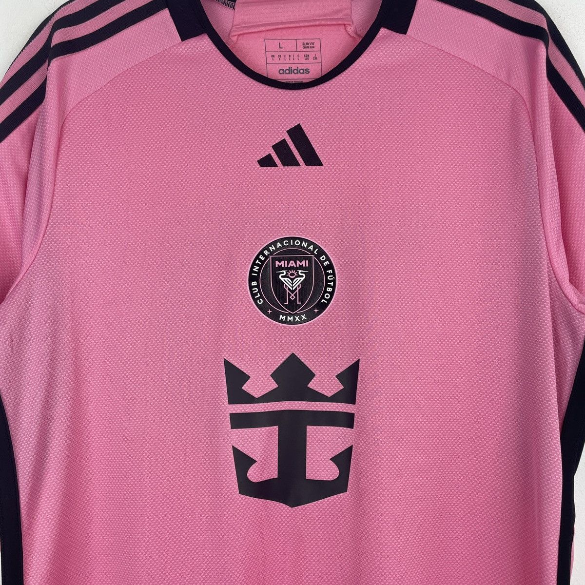 Adidas Inter Miami Lionel Messi Authentic Adidas Home Jersey 2024 Size US L / EU 52-54 / 3 - 3 Thumbnail