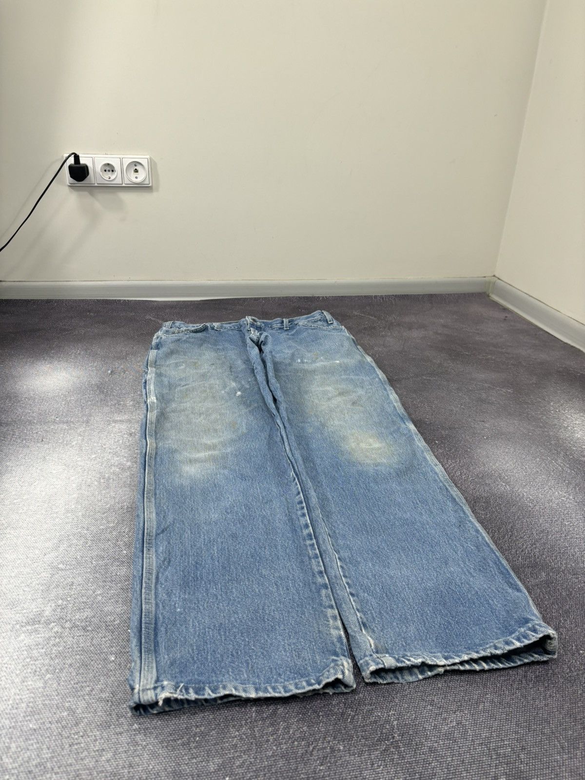 Dickies Vintage Dickies Toyota Embroidery Workwear Denim Baggy Jeans Size US 38 / EU 54 - 10 Thumbnail