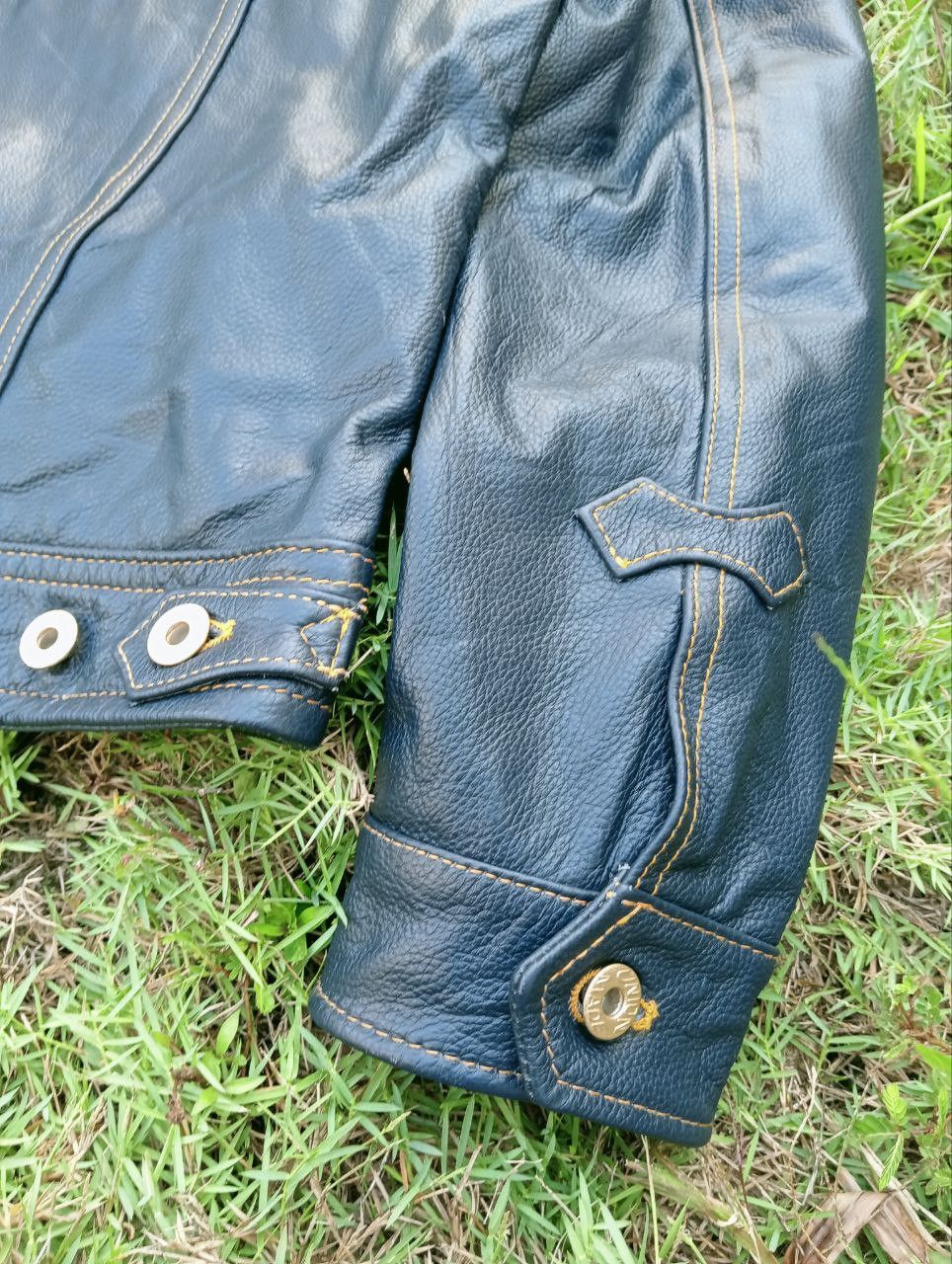 Japanese Brand CURPHEY UNION MADE LEATHER JACKET Size US XXL / EU 58 / 5 - 12 Thumbnail