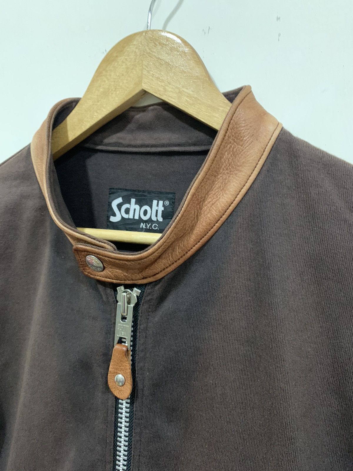 Schott Schott N.Y.C sweatshirt zipper vintage Size US L / EU 52-54 / 3 - 6 Thumbnail