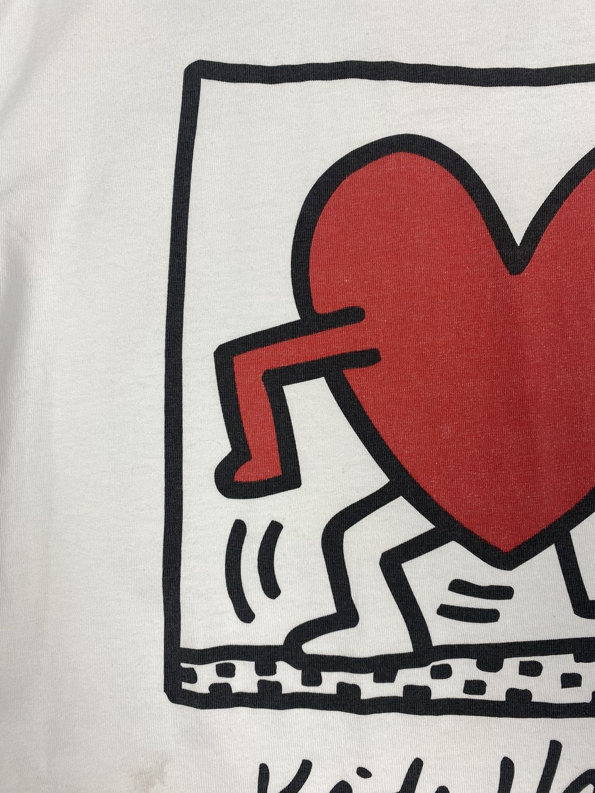 Vintage Vintage Vintage 90s Keith Haring Art Tee Size US XS / EU 42 / 0 - 7 Thumbnail