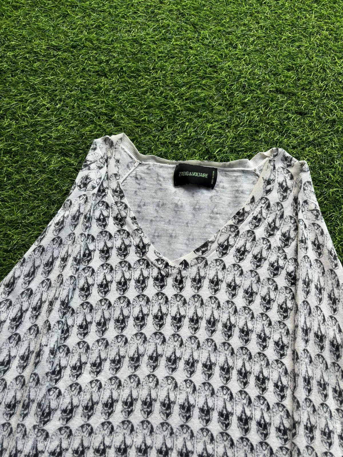 Hysteric Glamour Zadig&Voltaire Skull Punk Style Longsleeve Size US S / EU 44-46 / 1 - 3 Thumbnail