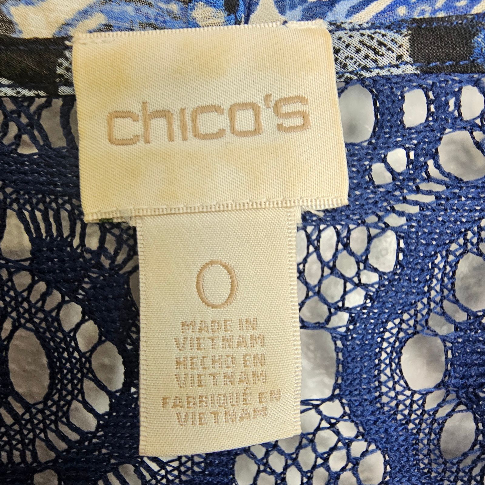 Chicos Chicos Floral Dream Lace Back Kimono Size S Duster Cardigan Size S / US 4 / IT 40 - 6 Thumbnail