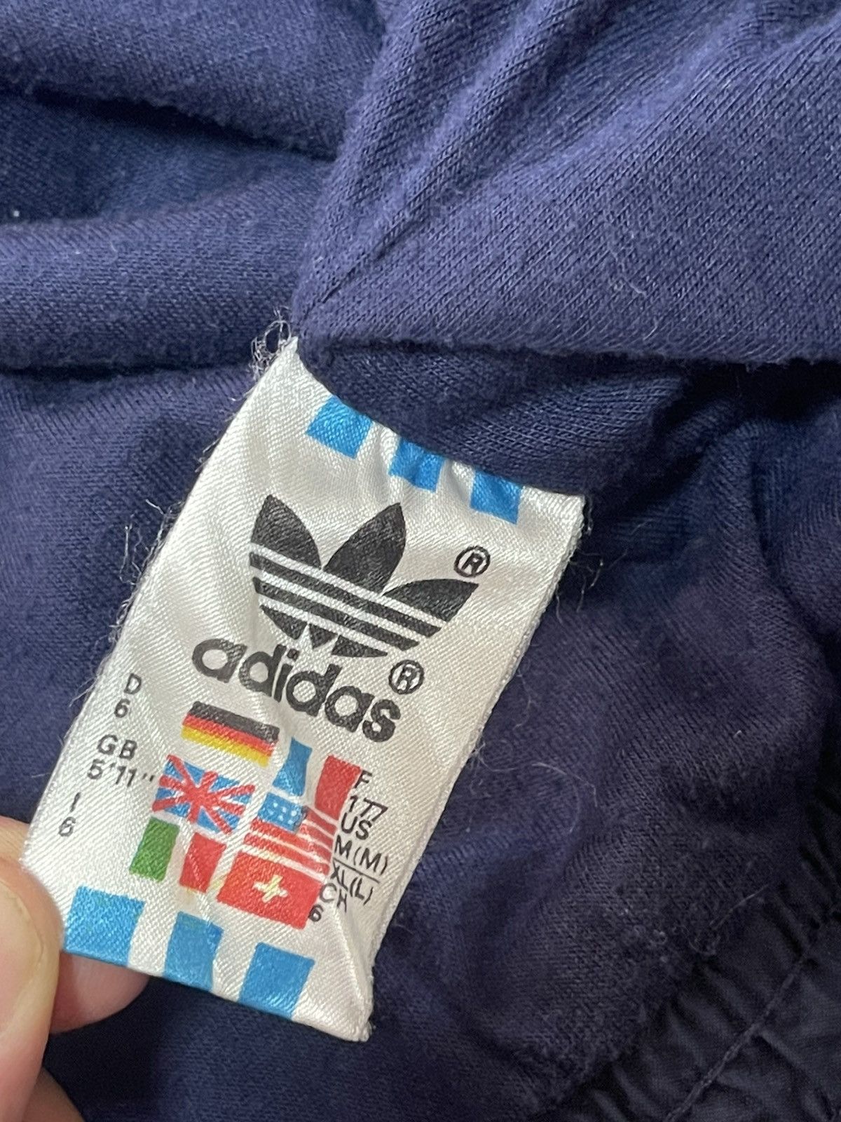 Adidas Adidas Retro Track Jacket Zip Vintage RARE size XL Size US L / EU 52-54 / 3 - 18 Thumbnail