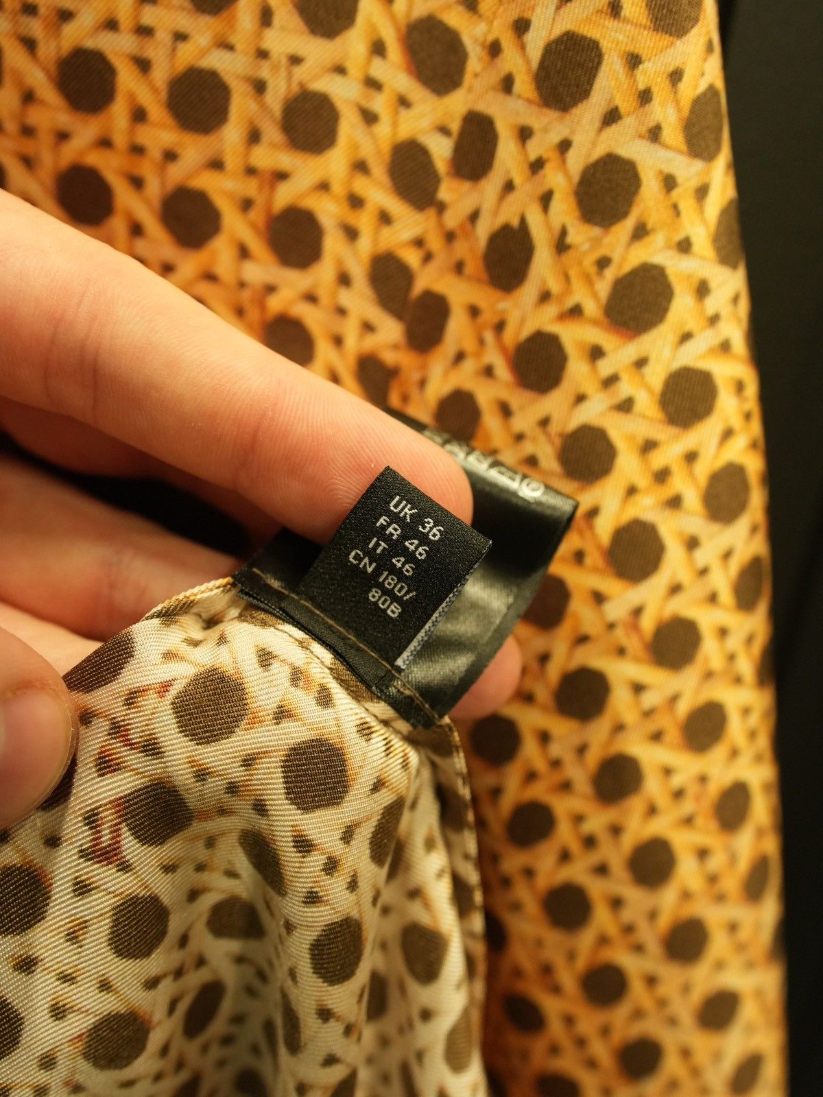 Amiri Amiri Weave Pattern Silk Shirt Size US S / EU 44-46 / 1 - 14 Thumbnail
