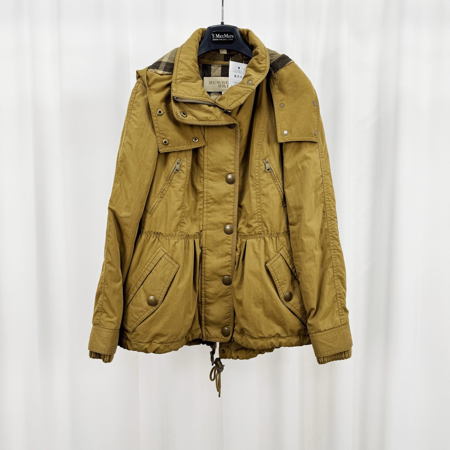Burberry Burberry Check Cotton Coat Size XS / US 0-2 / IT 36-38 - 1 Thumbnail