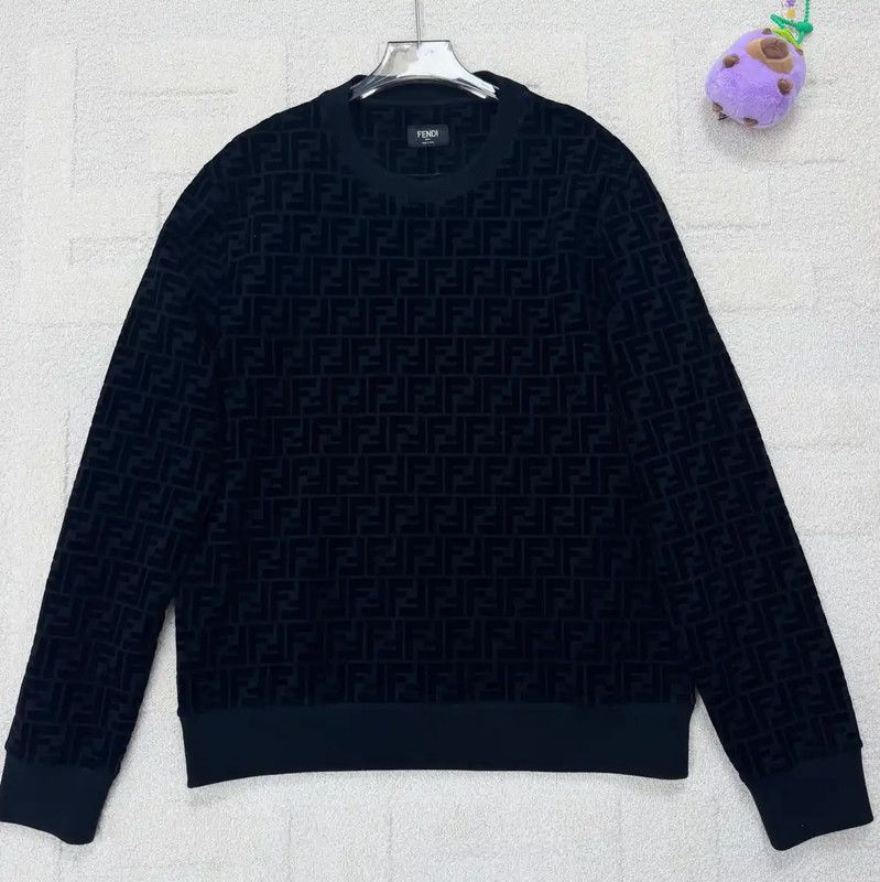Fendi Fendi Black Men's Sweatshirt Size S 0089 Size US S / EU 44-46 / 1 - 1 Thumbnail