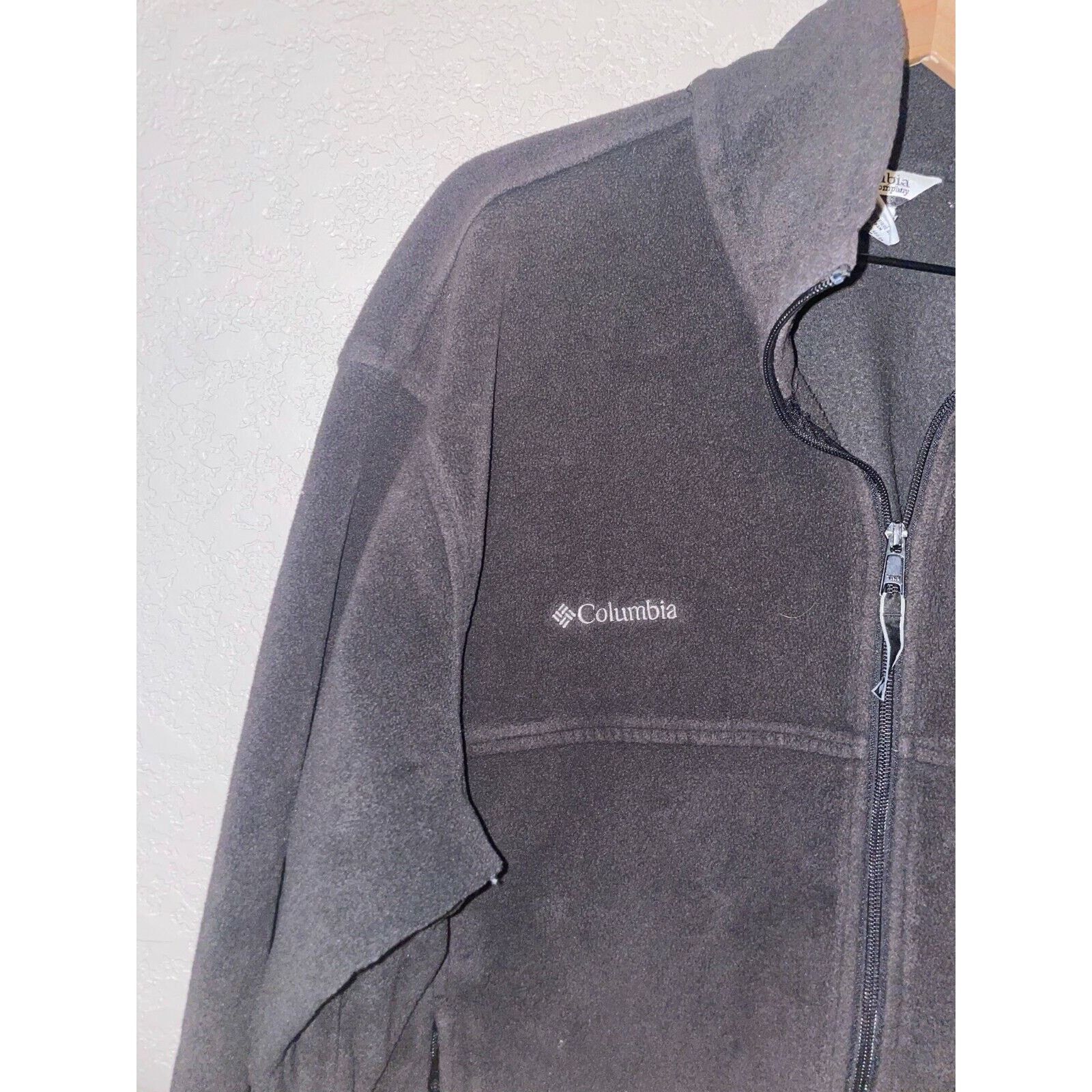 Columbia Mens Columbia Fleece Sweatshirt Outdoor Black Jacket XL Men Size US XL / EU 56 / 4 - 3 Thumbnail