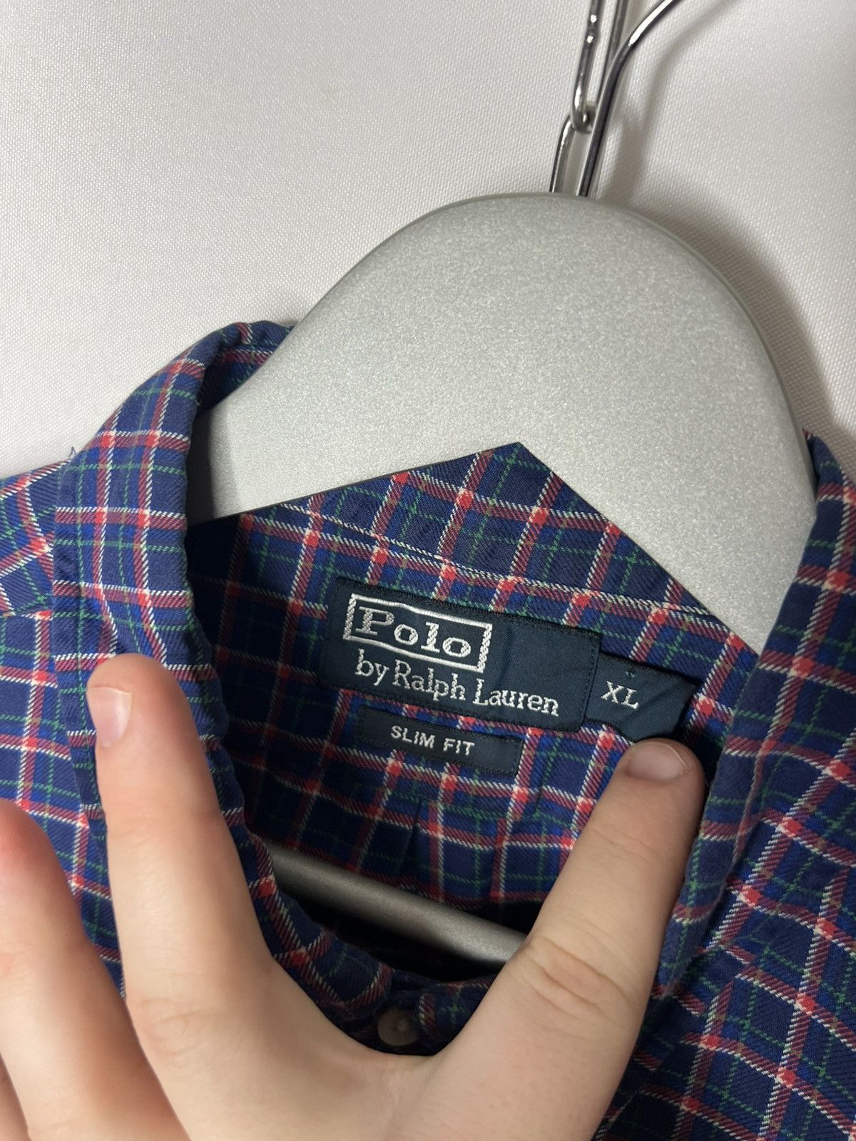Polo Ralph Lauren Vintage Polo Ralph Lauren Plaid Shirt Long Sleeve Size US XL / EU 56 / 4 - 10 Thumbnail