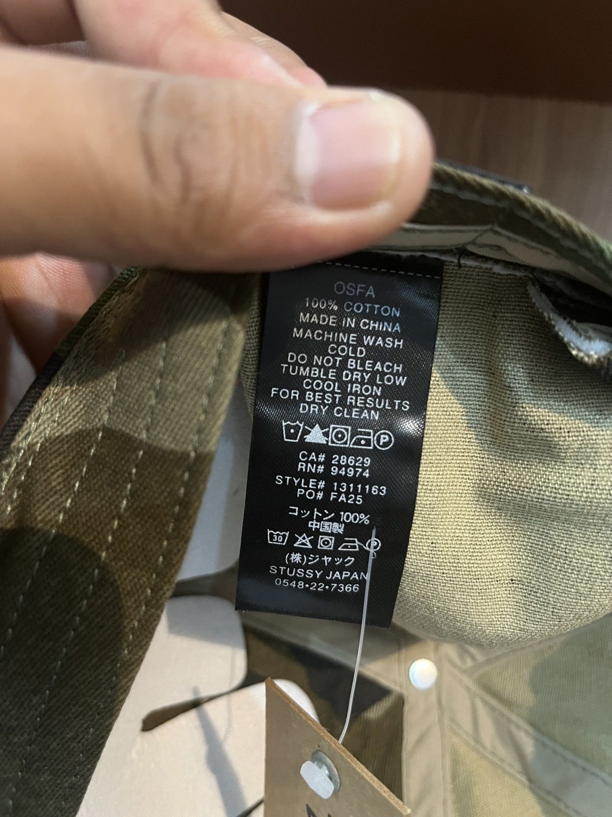 Stussy Stussy basic washed low pro cap Size ONE SIZE - 7 Thumbnail