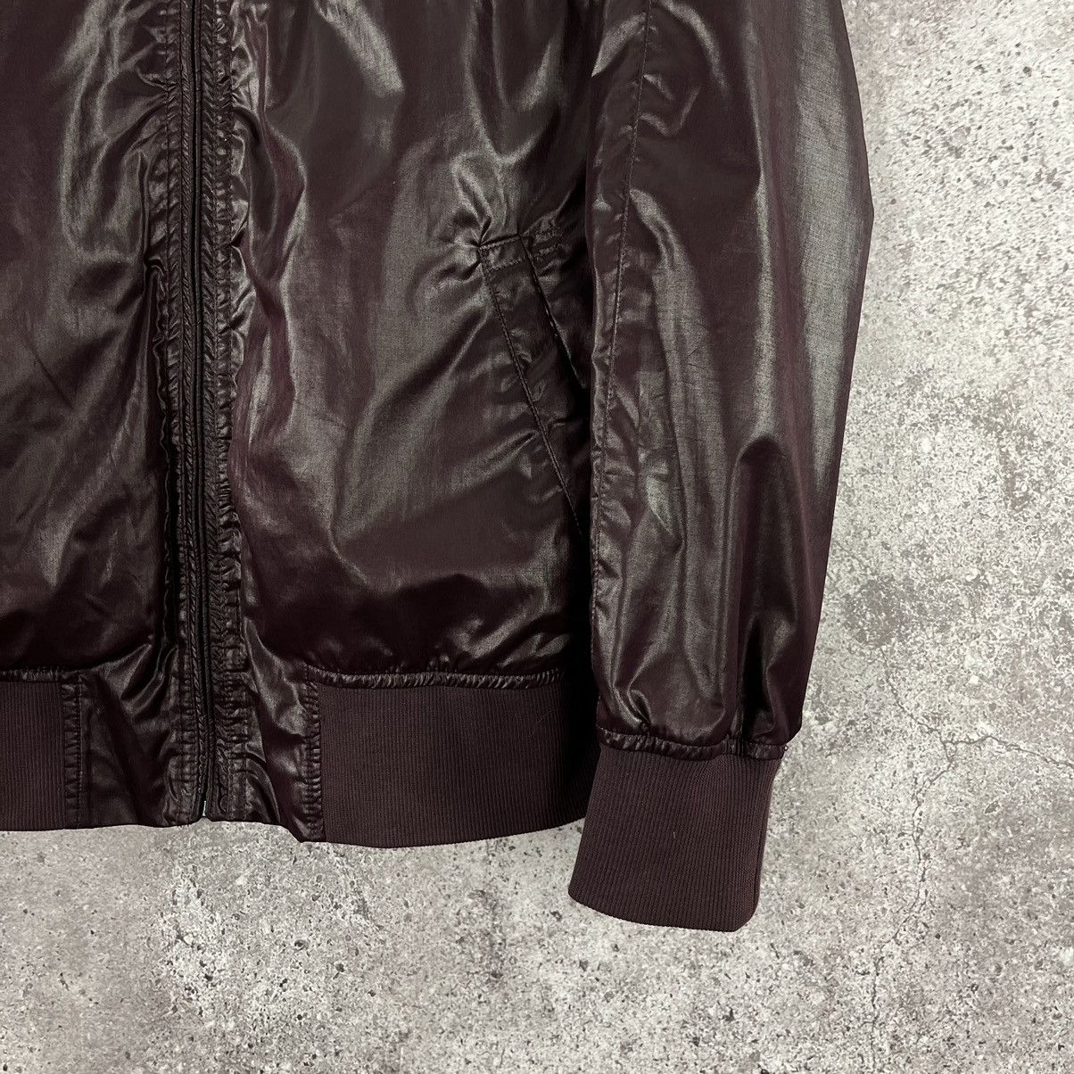 G-Star G-Star Raw Nylon Bomber Jacket Full Zip Y2K Burgundy Size M Size US M / EU 48-50 / 2 - 3 Thumbnail
