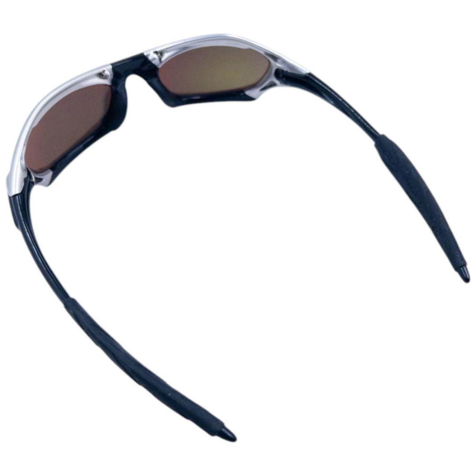 Oakley Vintage 2003 Oakley Splice Black Fire Iridium Sunglasses Size ONE SIZE - 6 Thumbnail