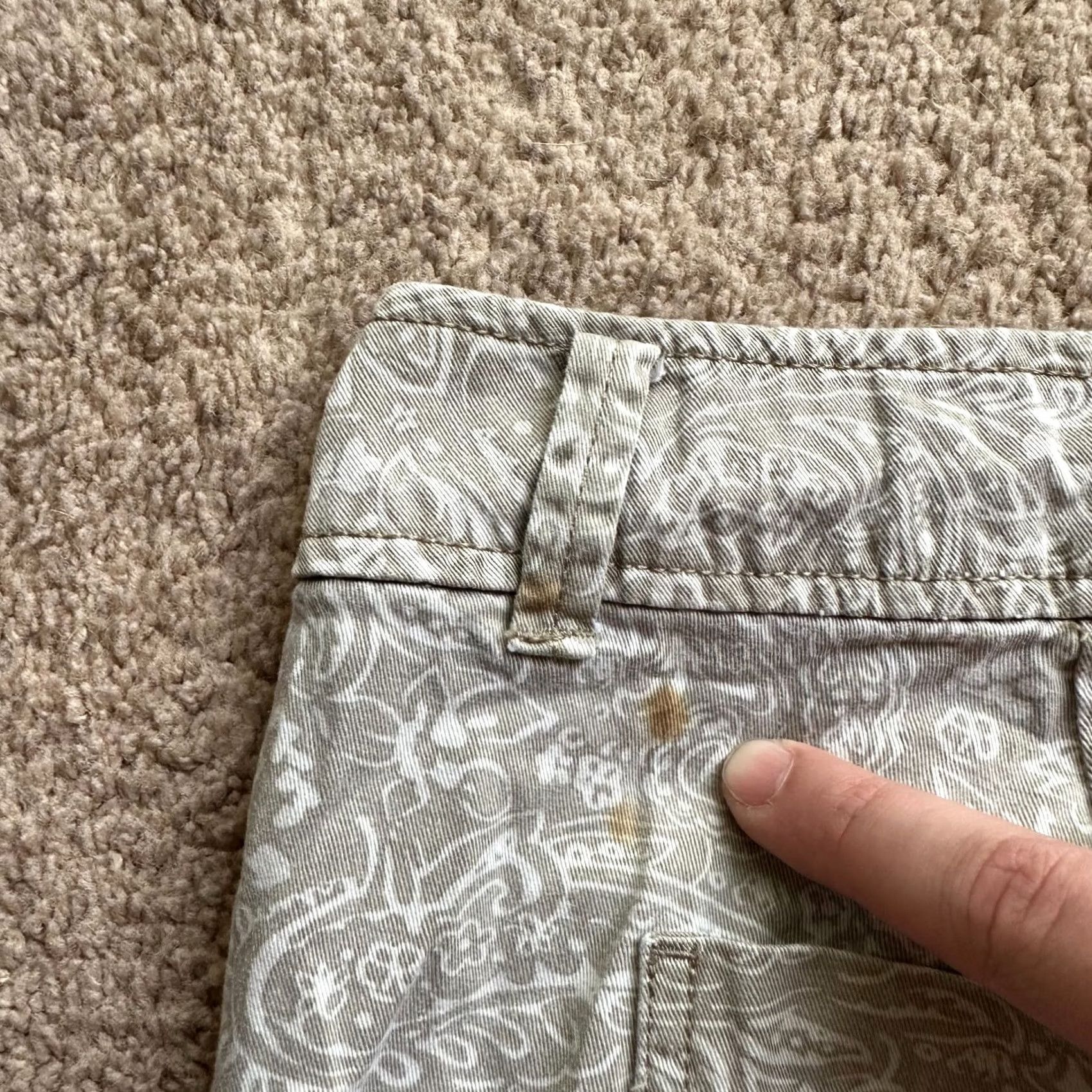 Faded Glory Faded Glory Pants Womens 22W Capri High Rise Floral Light Green Size 40" / US 18 - 5 Thumbnail