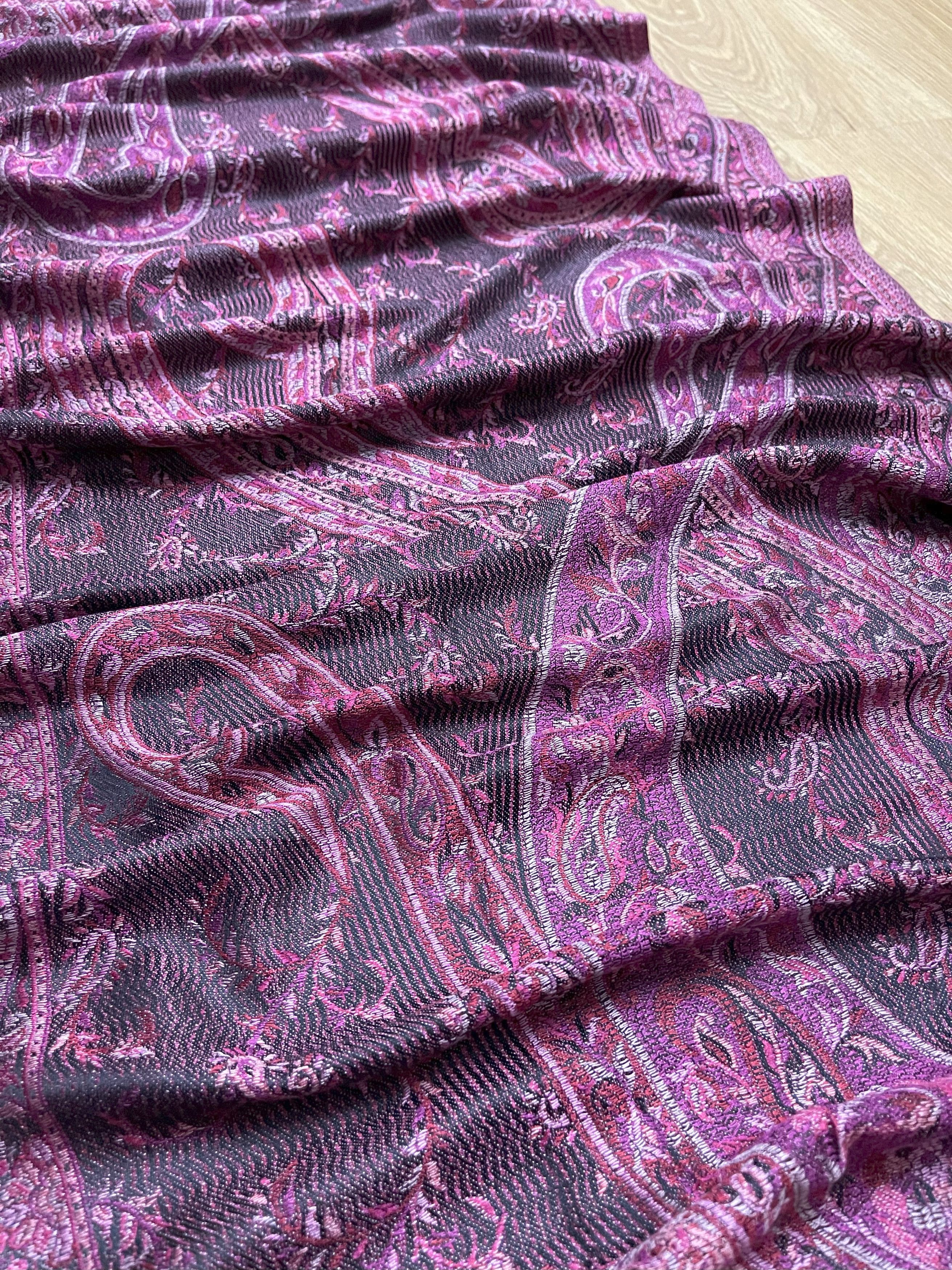 Vintage Vintage Big Size Scarves, Large-Sized Wrap Scarf - 6083 Size ONE SIZE - 8 Thumbnail