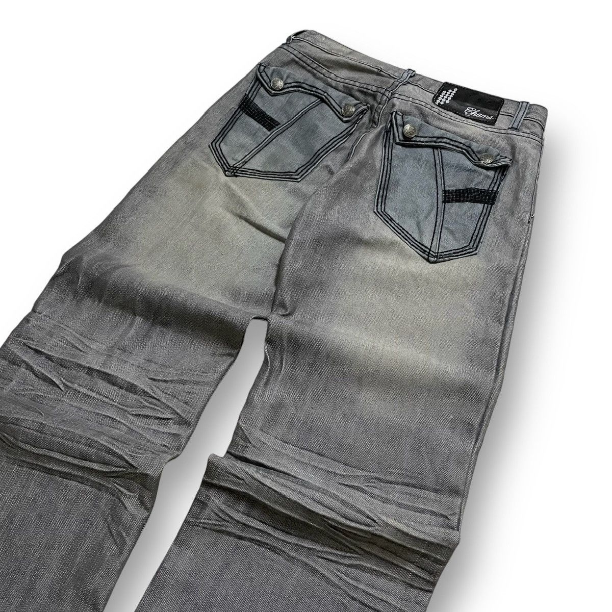Japanese Brand ORIGINAL VINTAGE oo's BAGGY CHAMPS PREMIUM 18 (30×40) Size US 30 / EU 46 - 11 Thumbnail