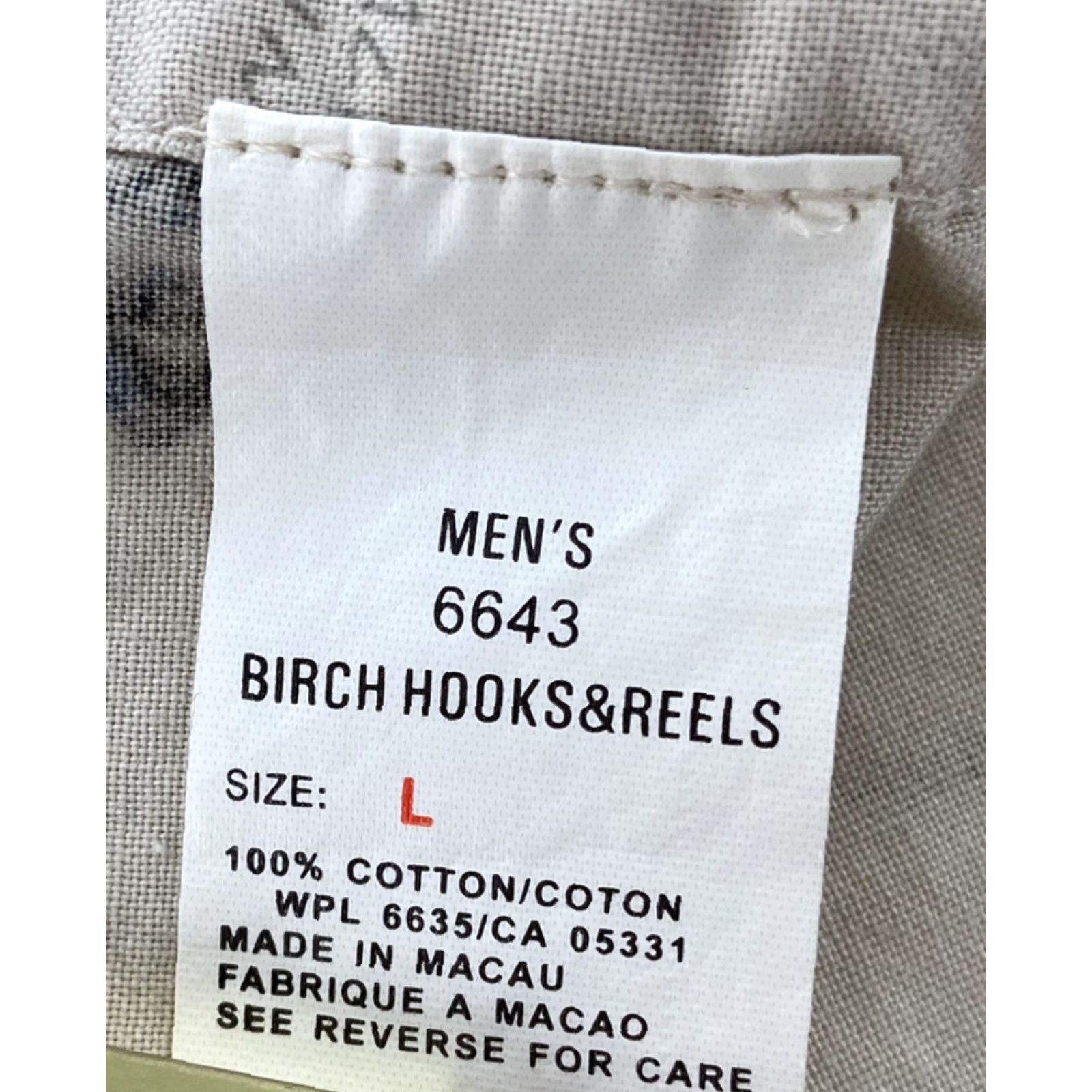 Vintage Woolrich Men Shirt Adult Large Birch Hooks Reels Short Sleeve Button-Down Fishing Beig e 100% Cotton 100% Cotton Logo All Seasons Mens Size US L / EU 52-54 / 3 - 7 Thumbnail