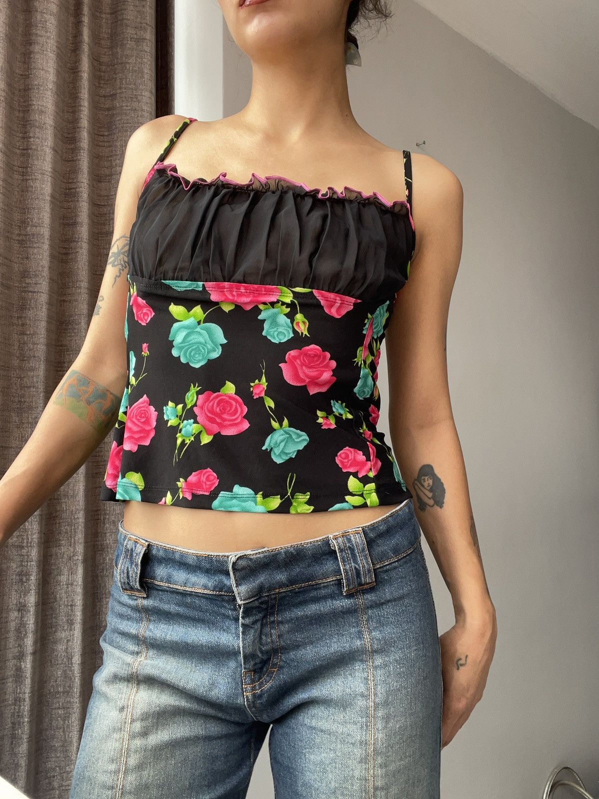 Vintage y2k blouse Size S / US 4 / IT 40 - 2 Thumbnail